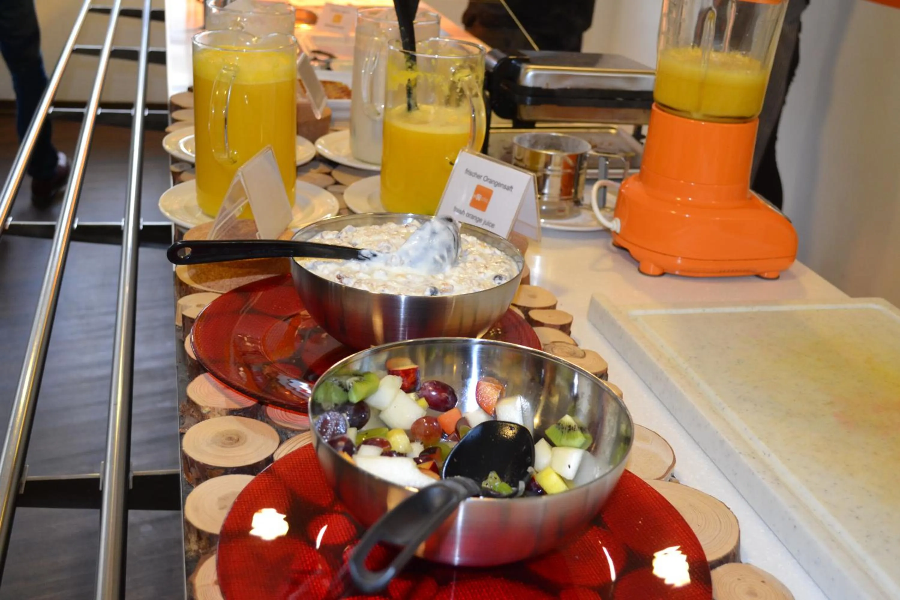 Food close-up in Hostel Köln