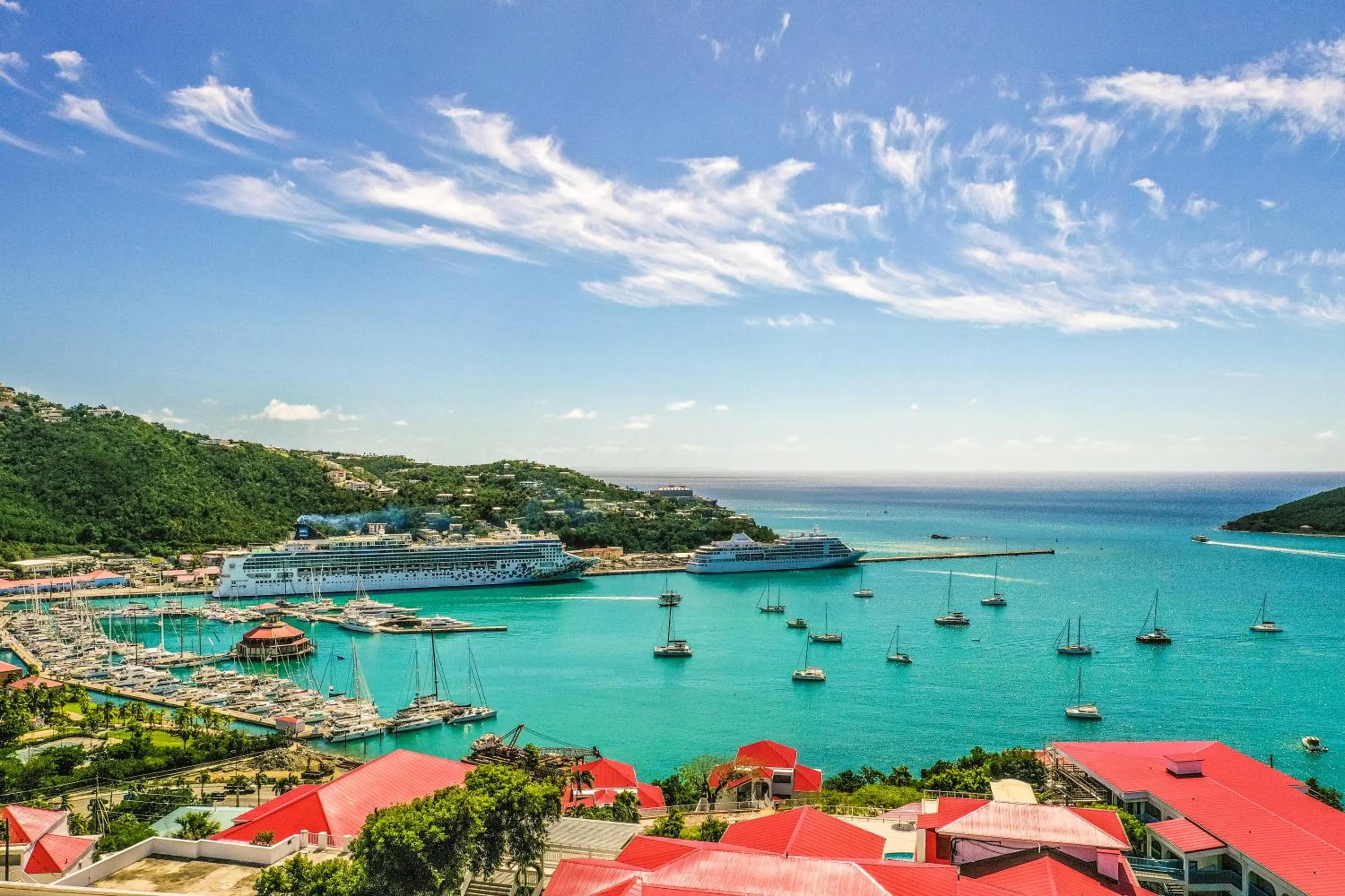 Sea view in Castle Villas at Bluebeards