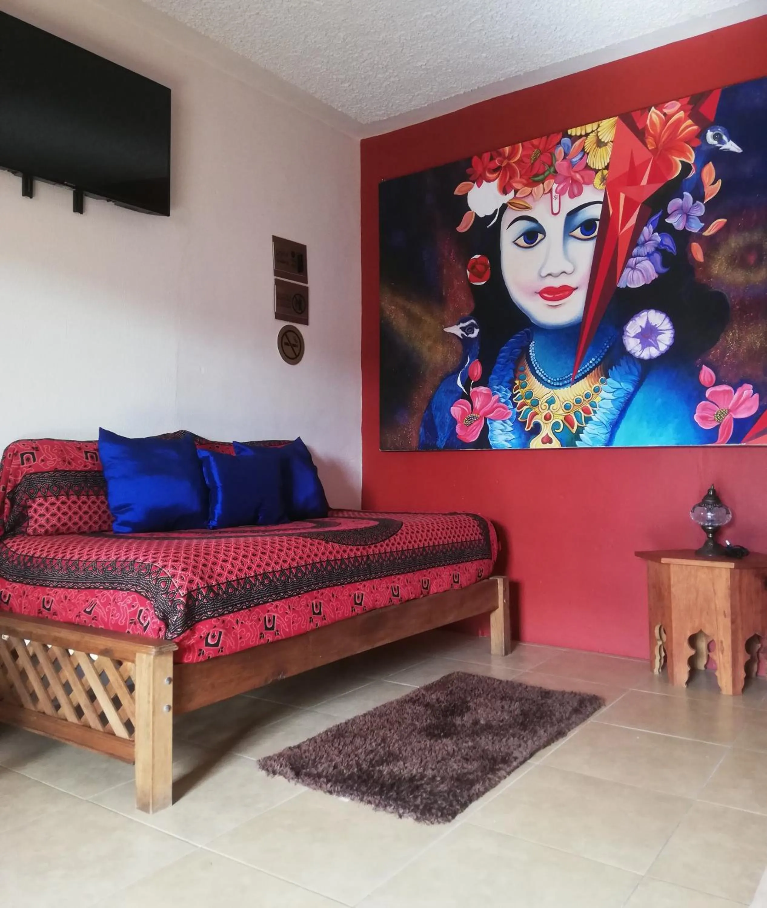 Seating area in Ganesha Hotel