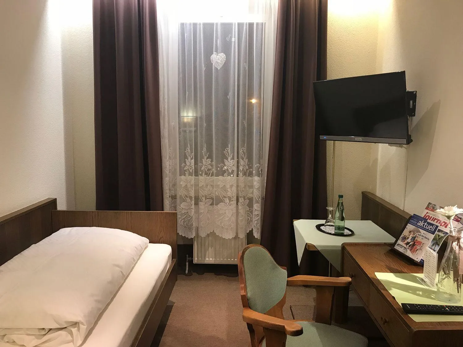 Photo of the whole room, Bed in Gasthof & Hotel Goldener Hirsch