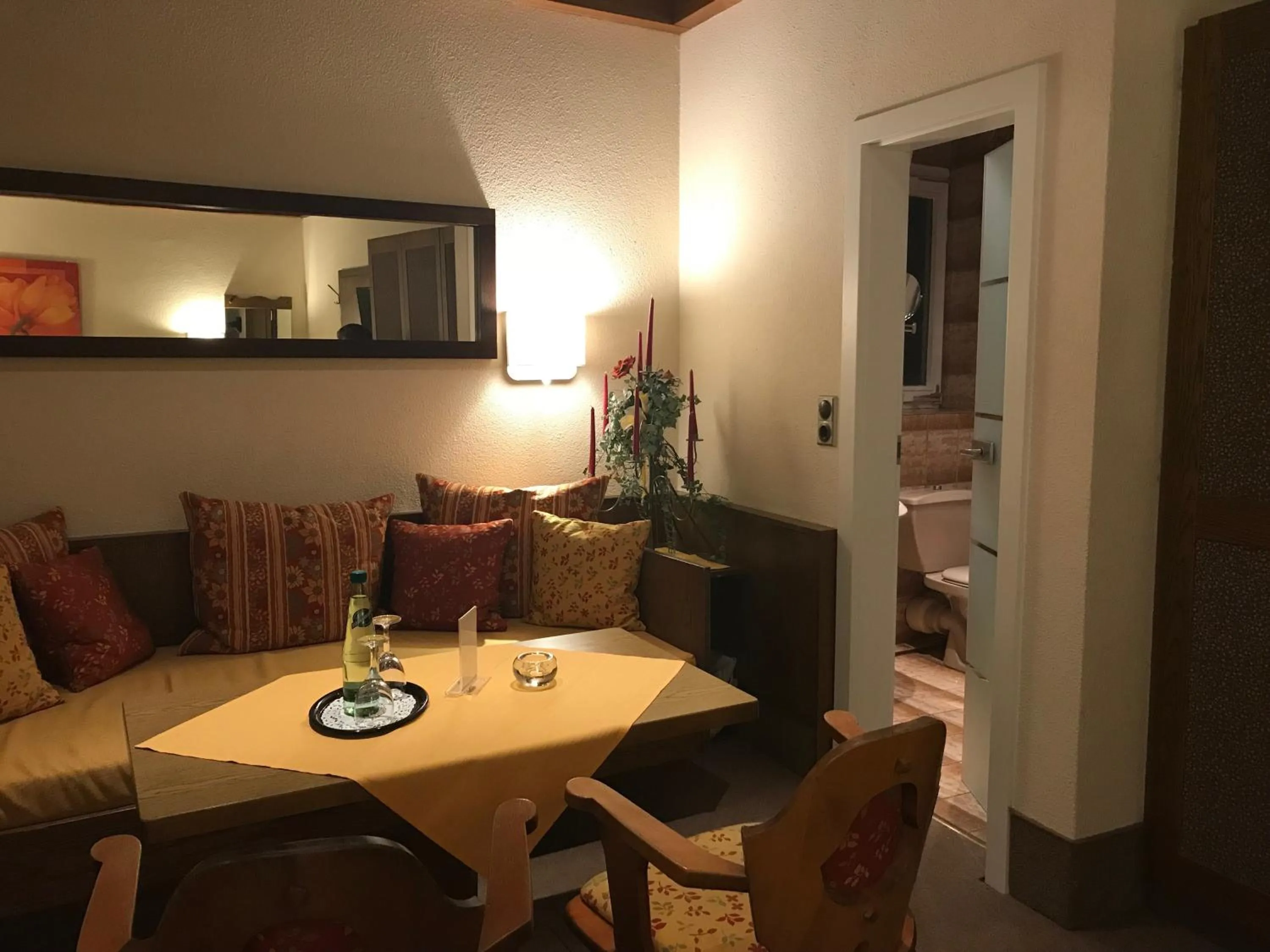 Seating area in Gasthof & Hotel Goldener Hirsch