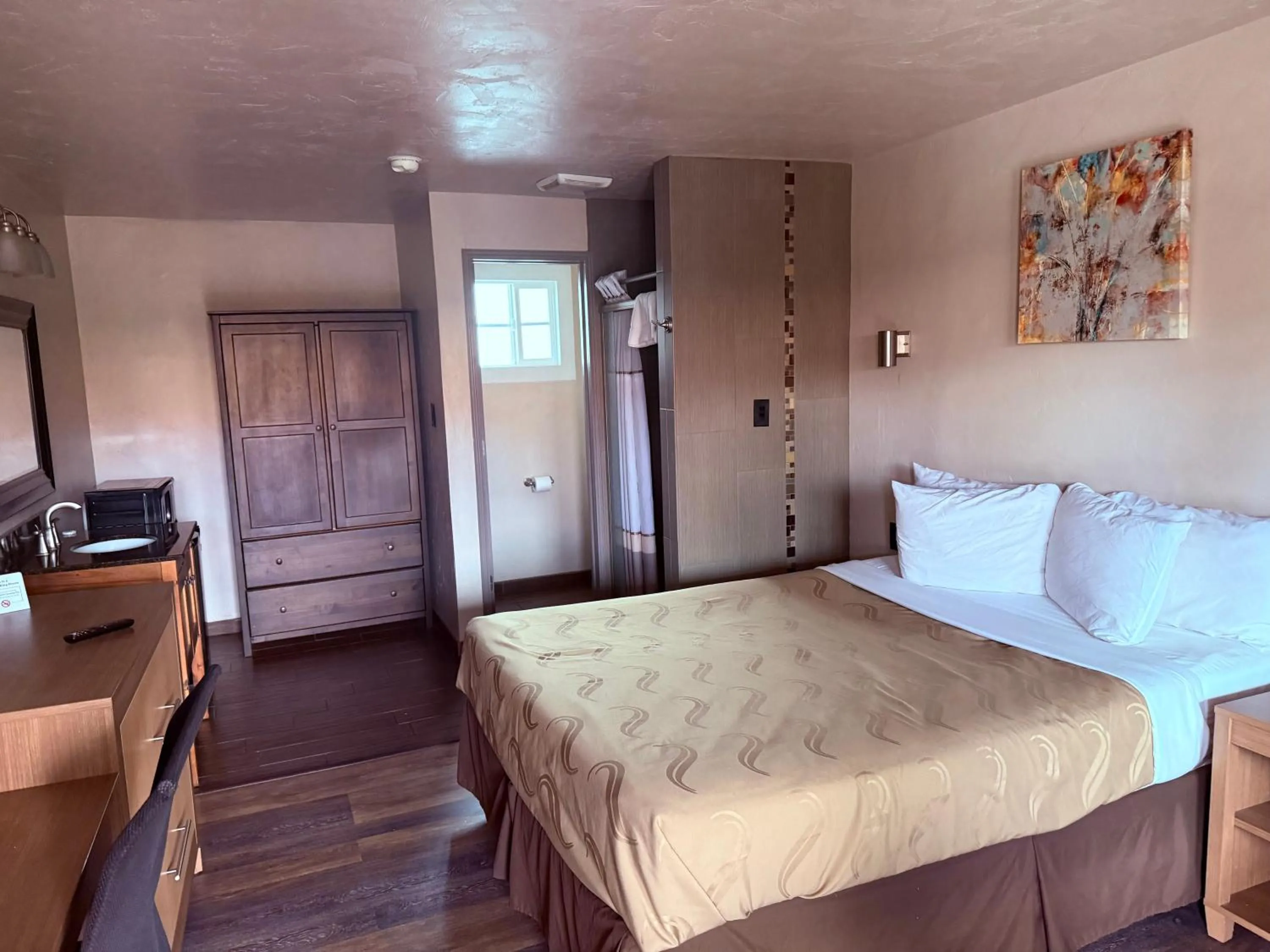 Bed in Adobe Inn Durango