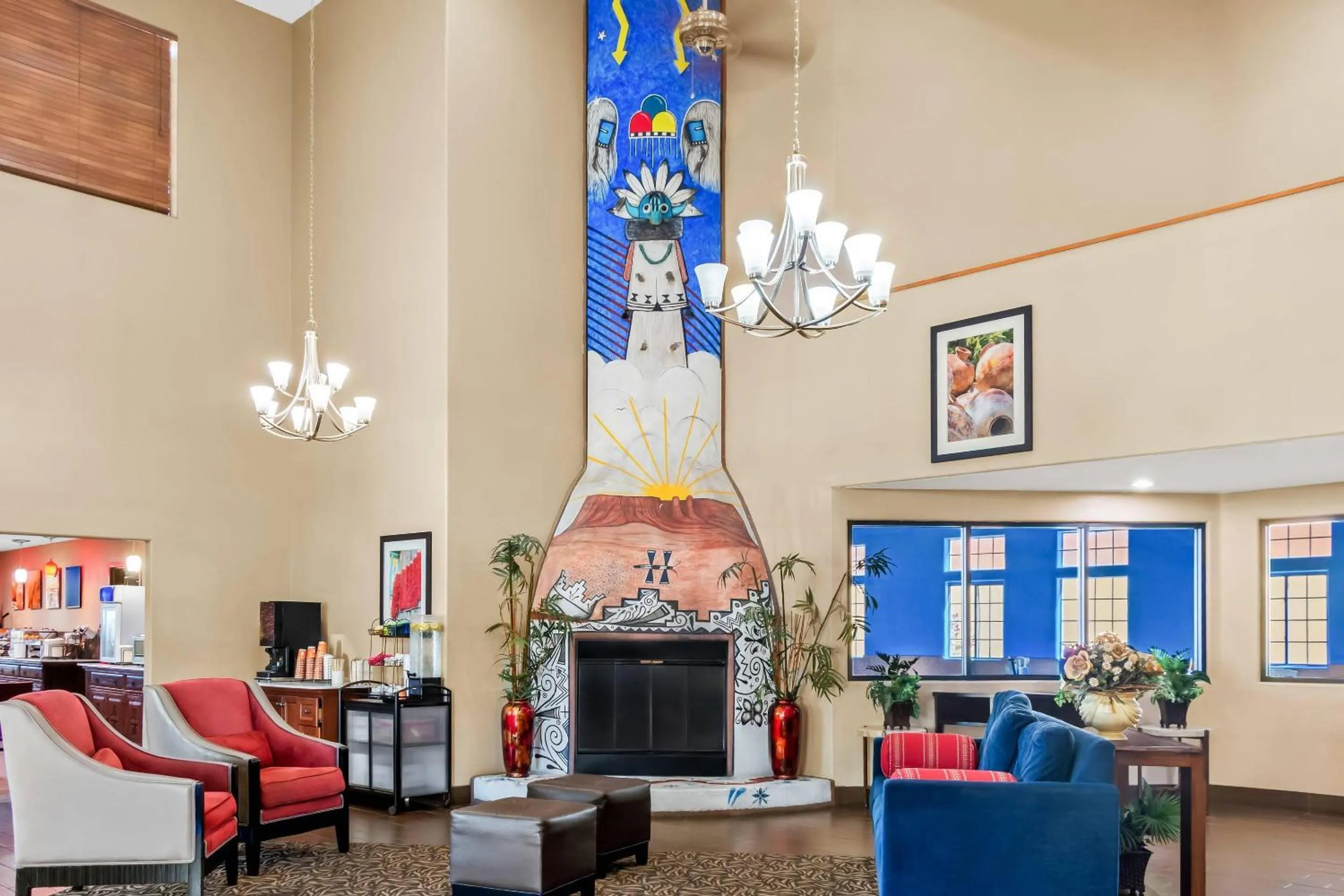 Lobby or reception in Comfort Inn Santa Fe South