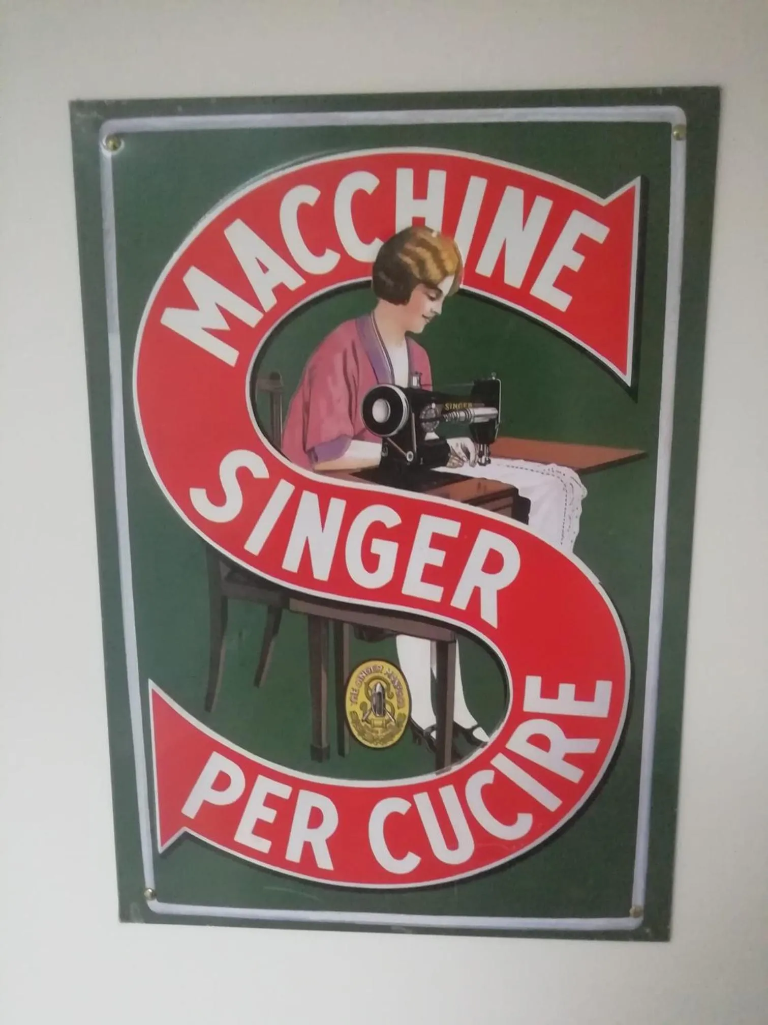 Decorative detail in B&B Books & Bikes