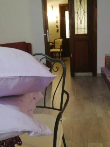 Decorative detail, Bed in B&B Books & Bikes