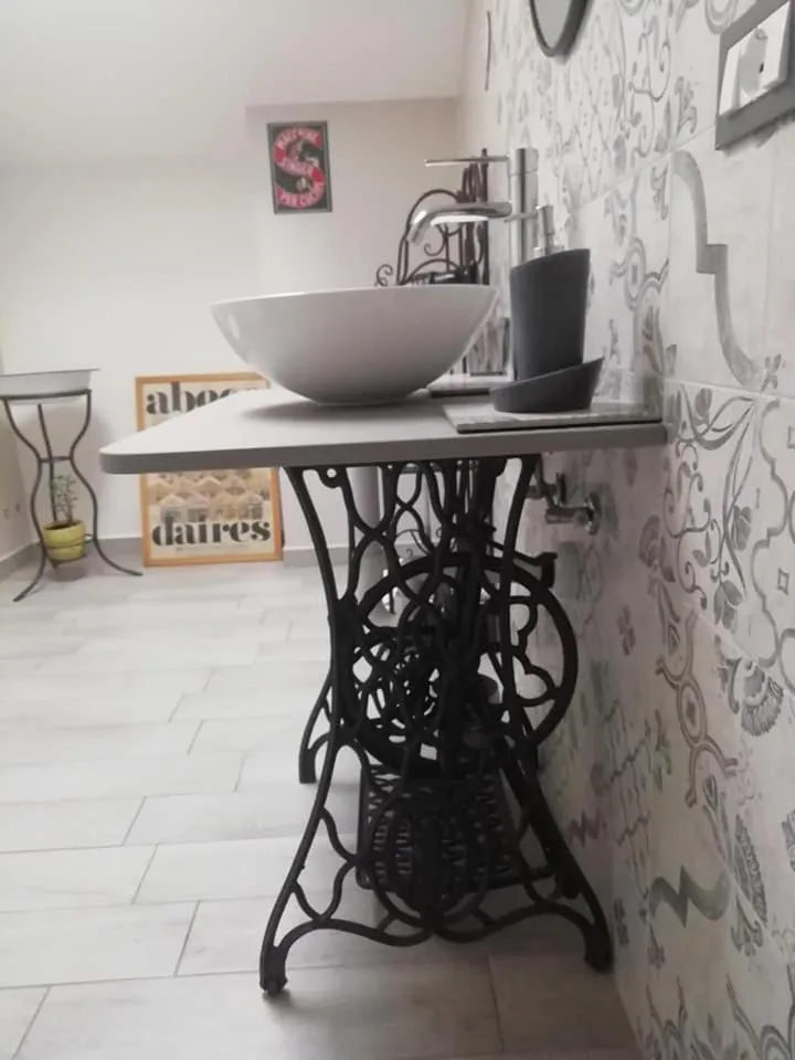 Bathroom in B&B Books & Bikes