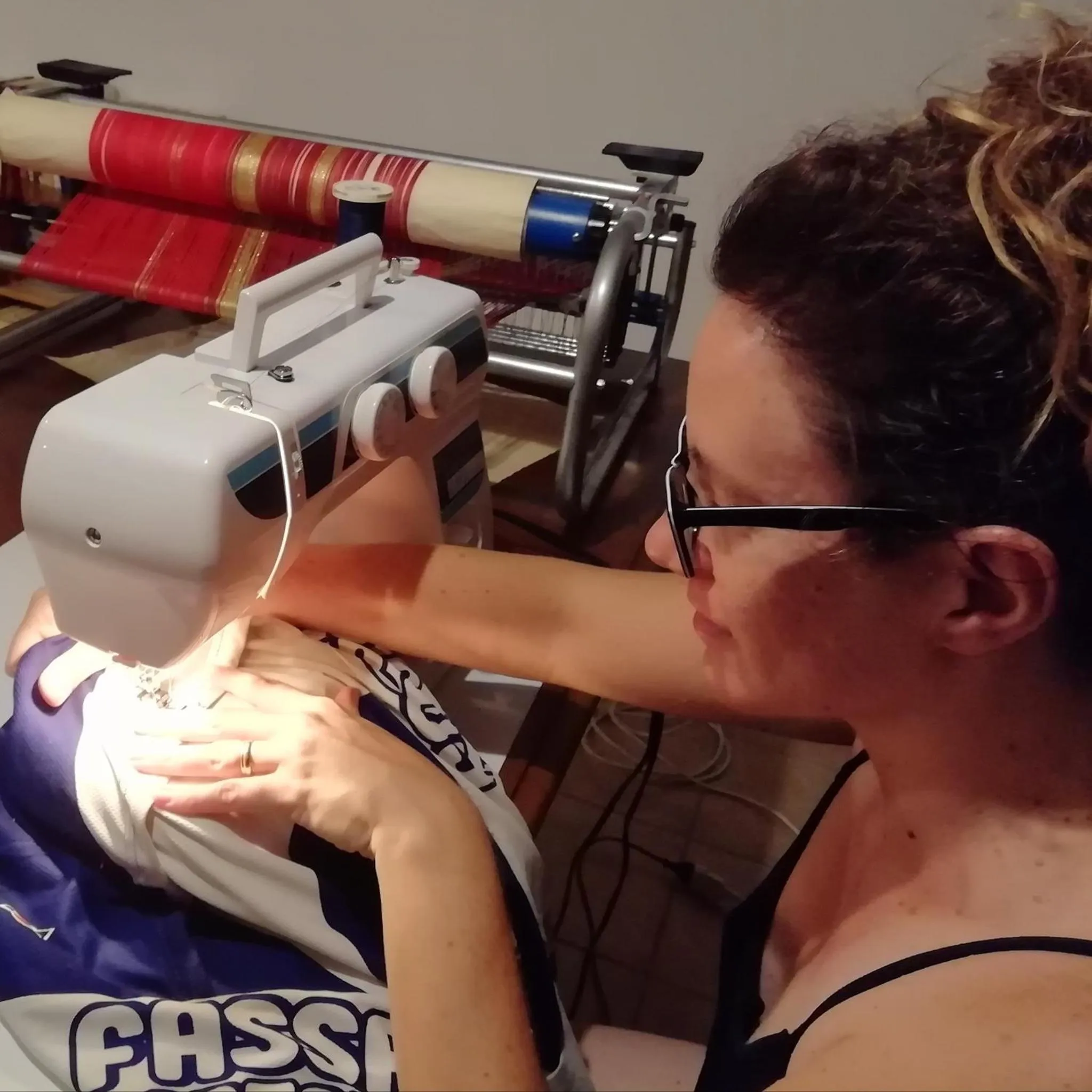 Decorative detail in B&B Books & Bikes