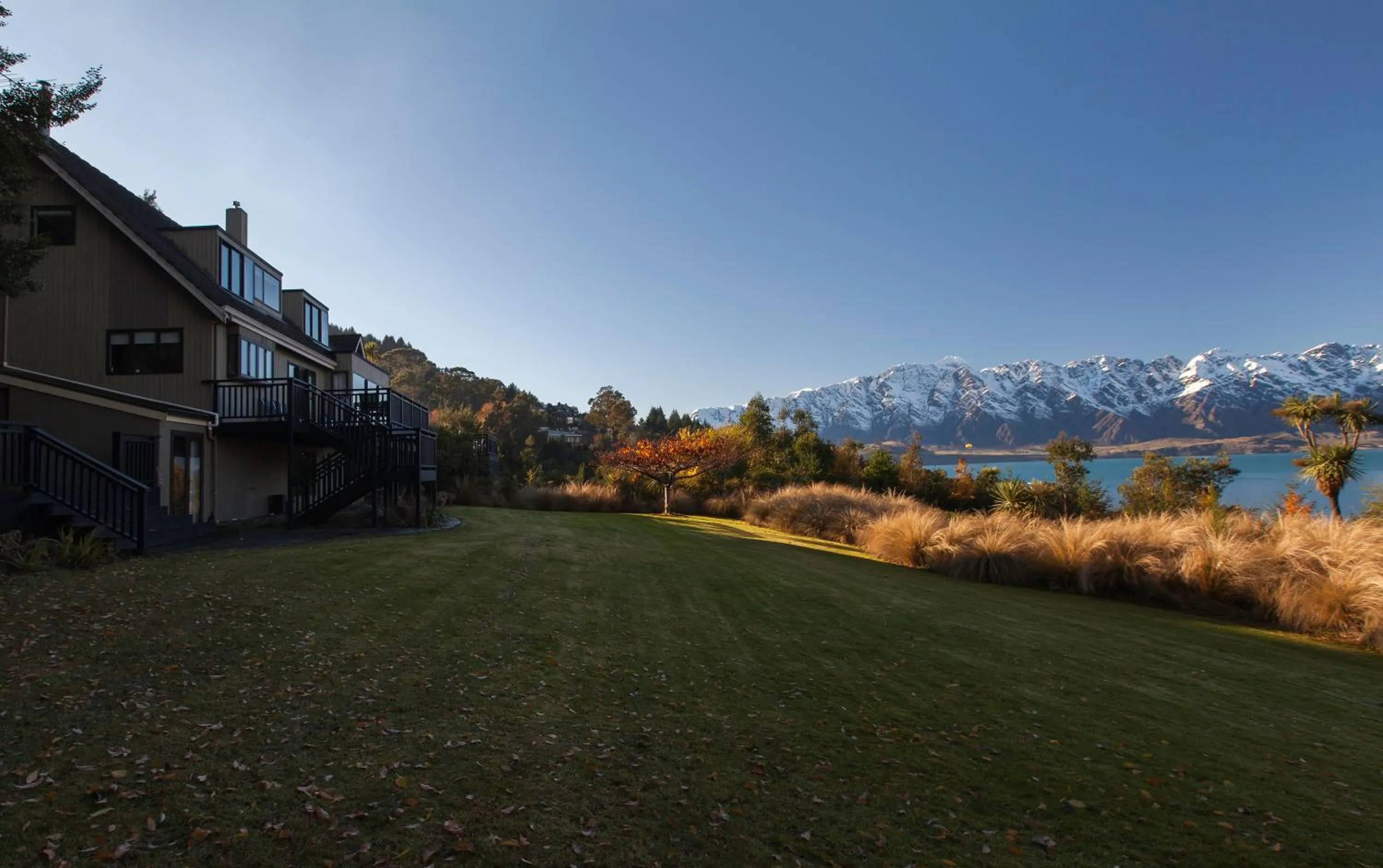 Garden in Hidden Lodge Queenstown