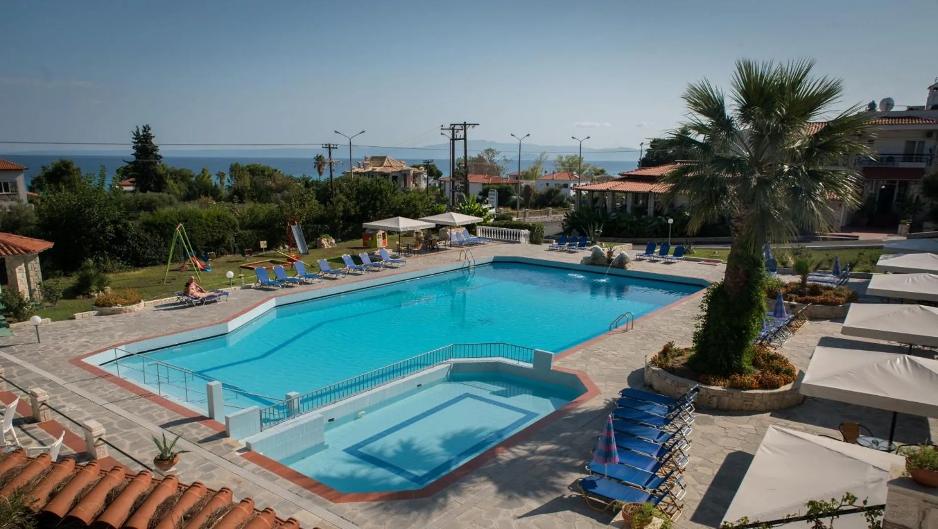 Swimming pool in Halkidiki Palace