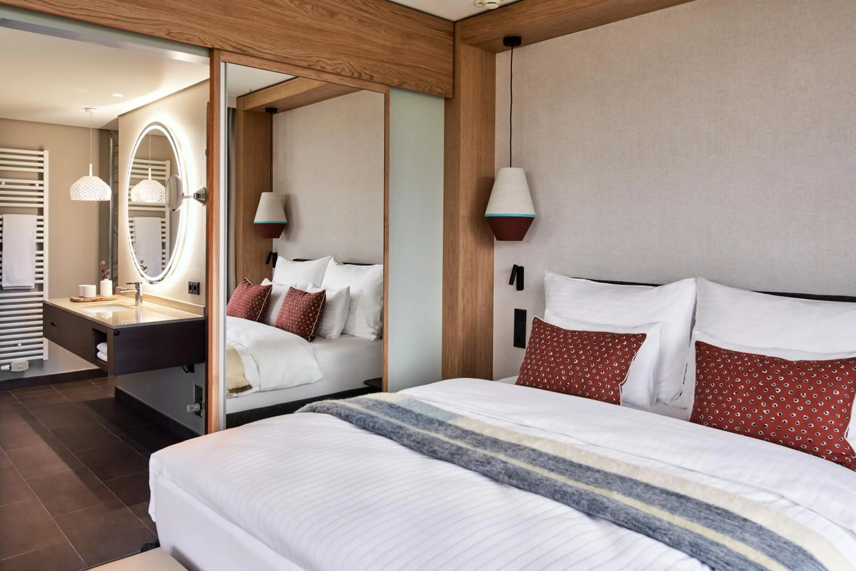 Bed in Falkensteiner Hotel Bad Leonfelden - Adults Only