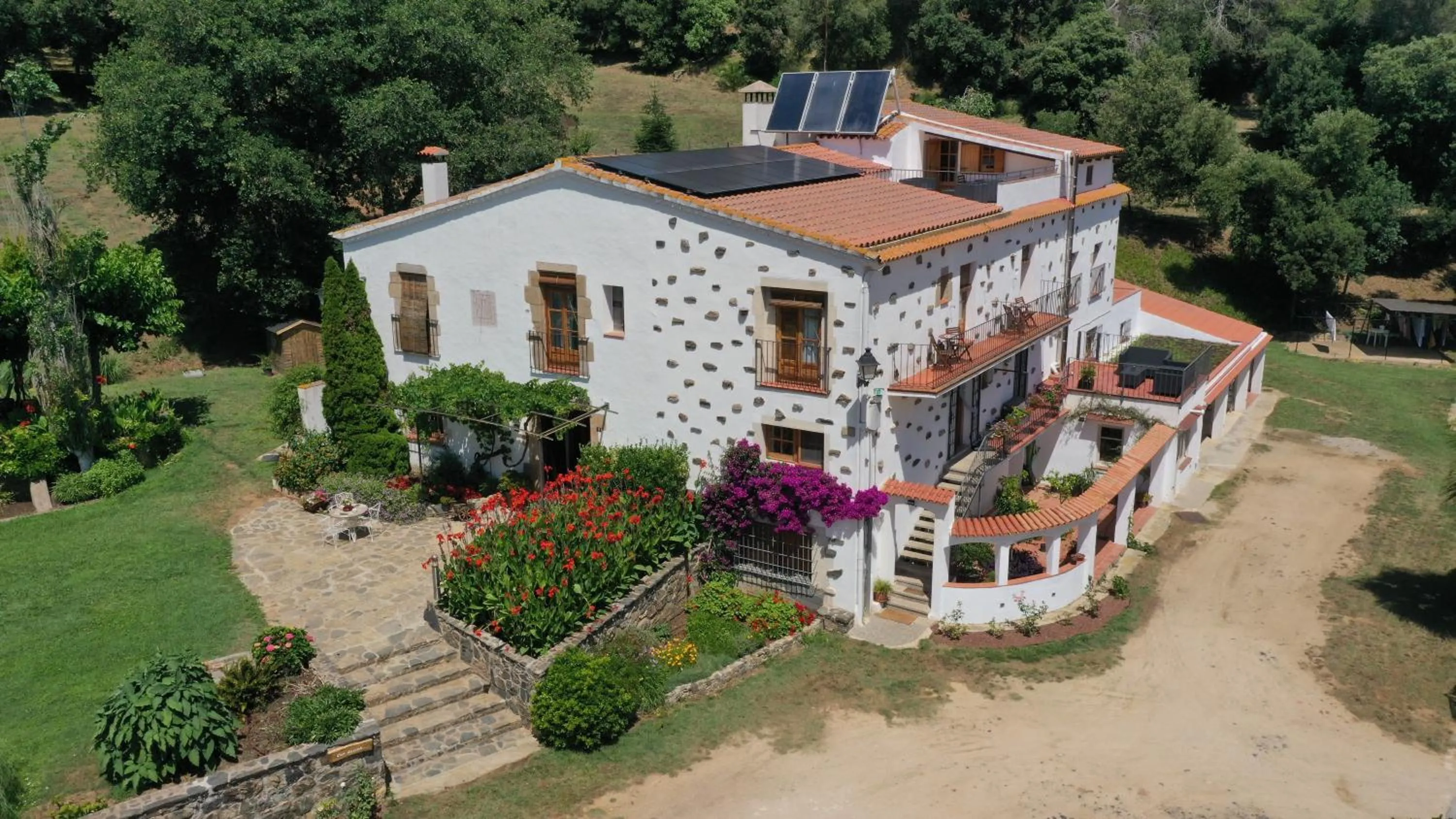 Bird's eye view in Can Rosich