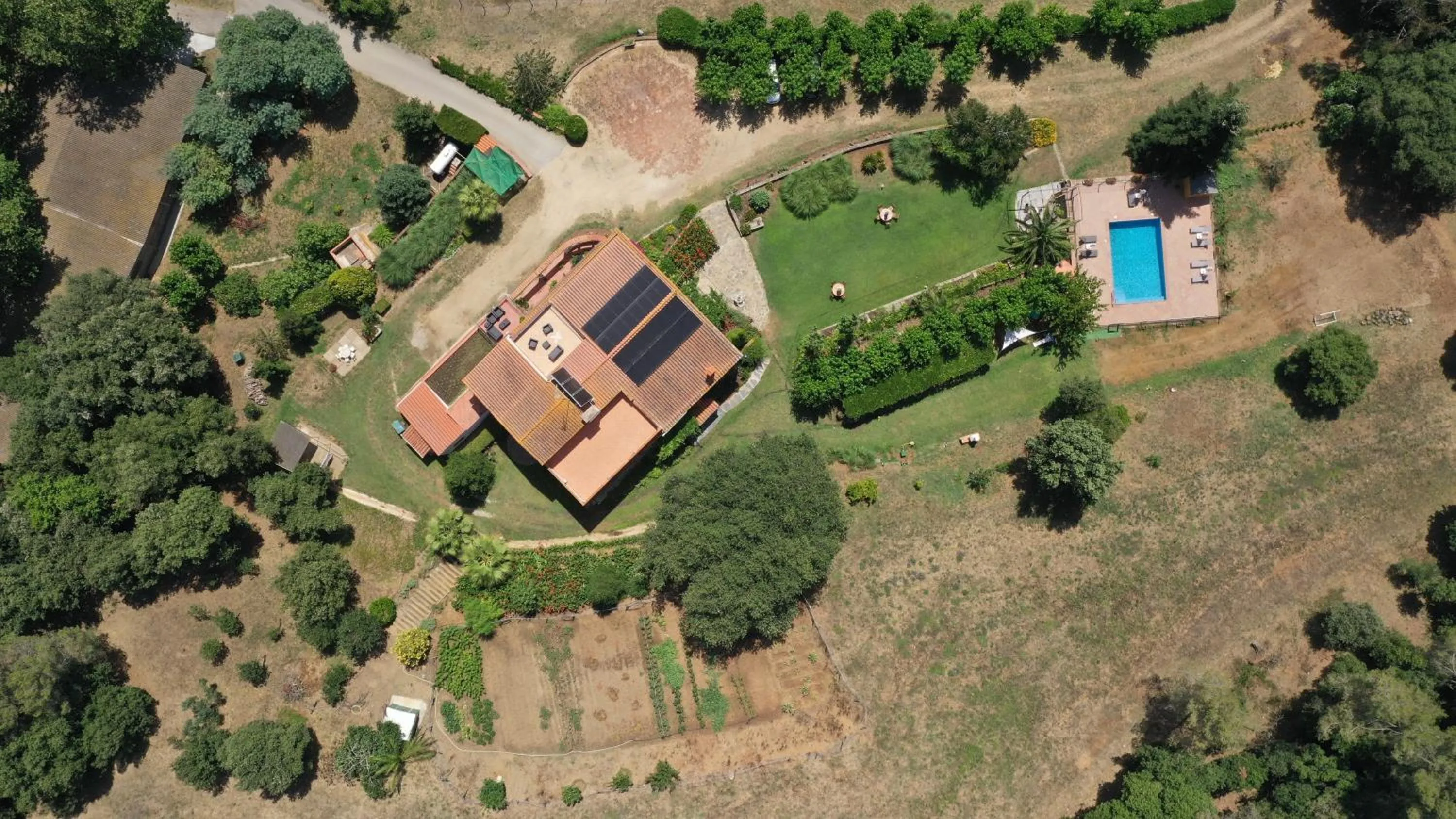 Bird's eye view in Can Rosich