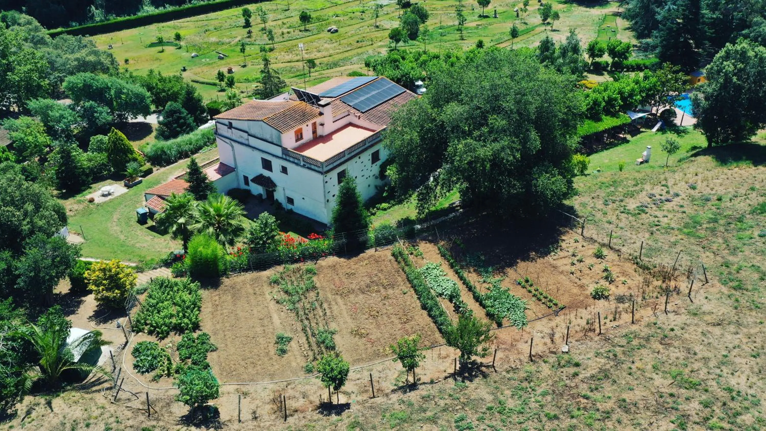 Bird's eye view in Can Rosich