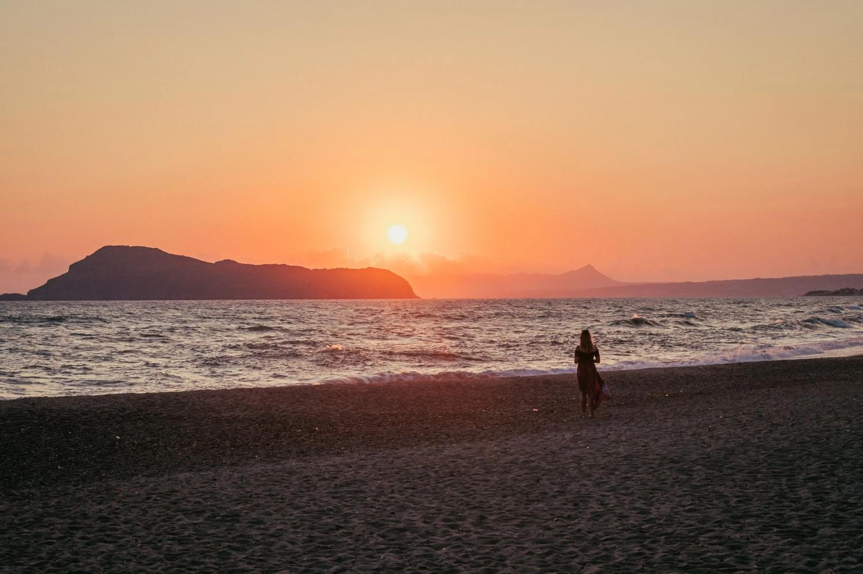 Sunset in Silver Beach Hotel & Apartments