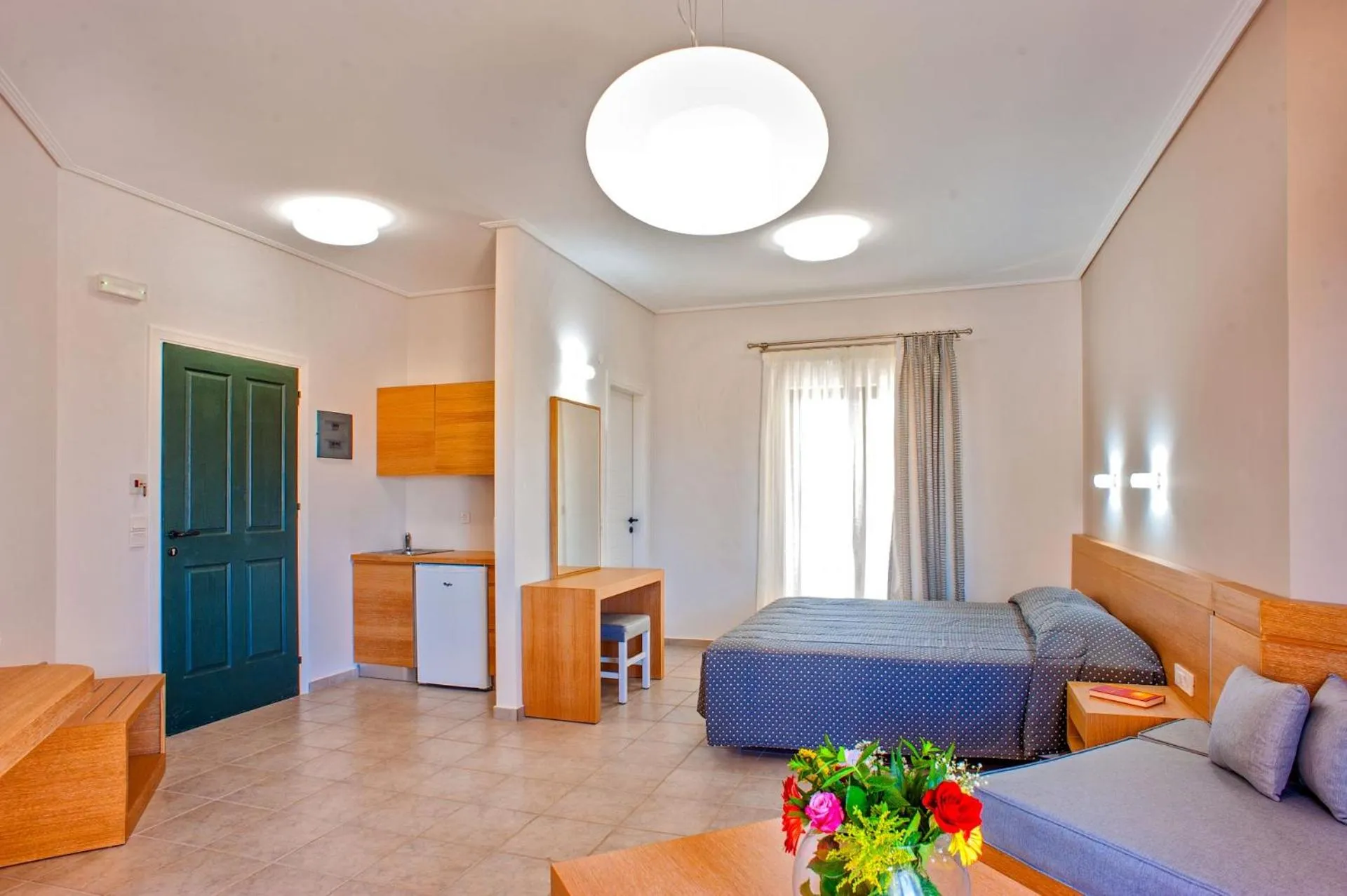 Bed in Silver Beach Hotel & Apartments