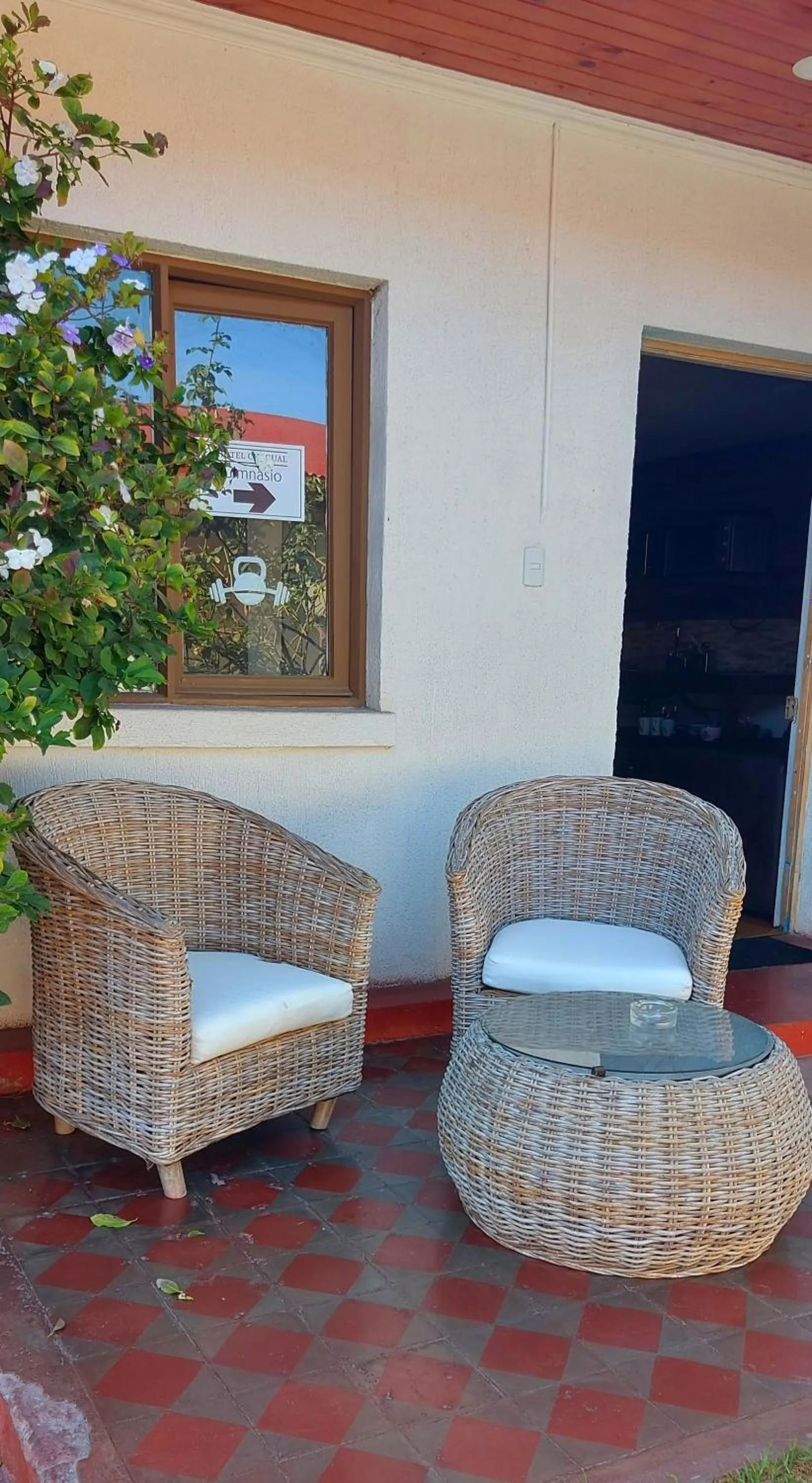 Patio in Hotel Chagual