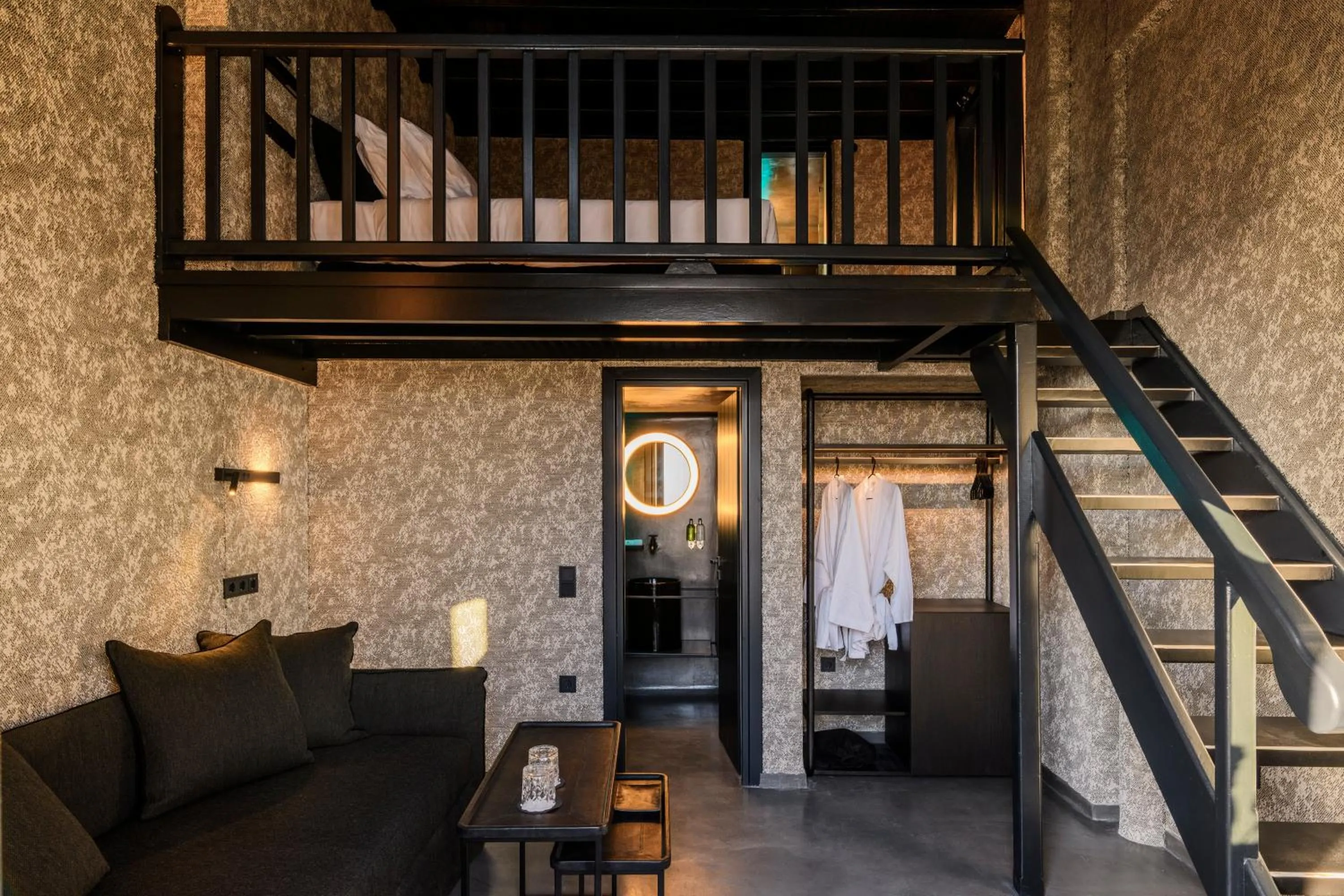 Bed in She Mykonos Boutique Hotel