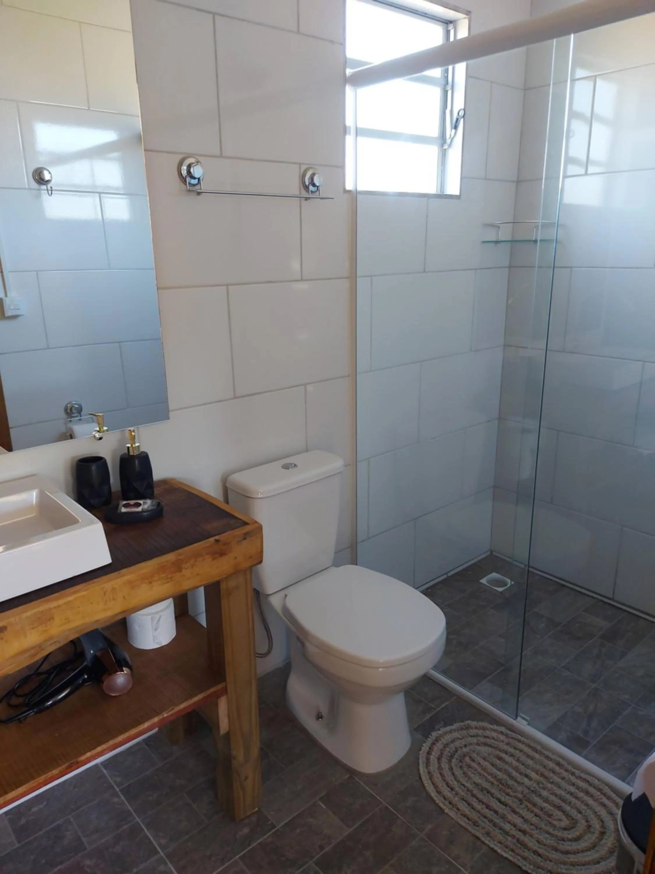 Bathroom in Pousada Recanto do Lago