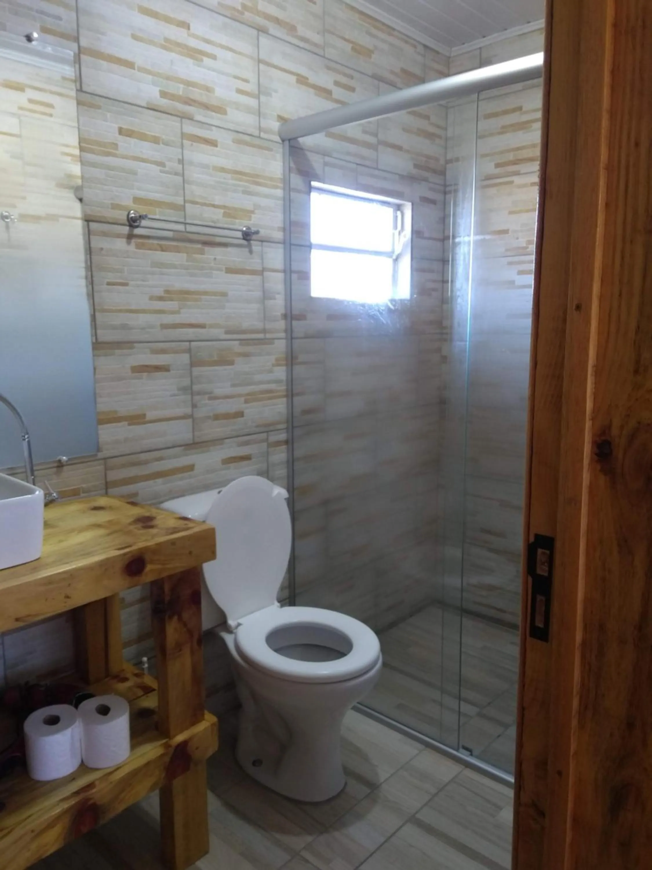 Bathroom in Pousada Recanto do Lago