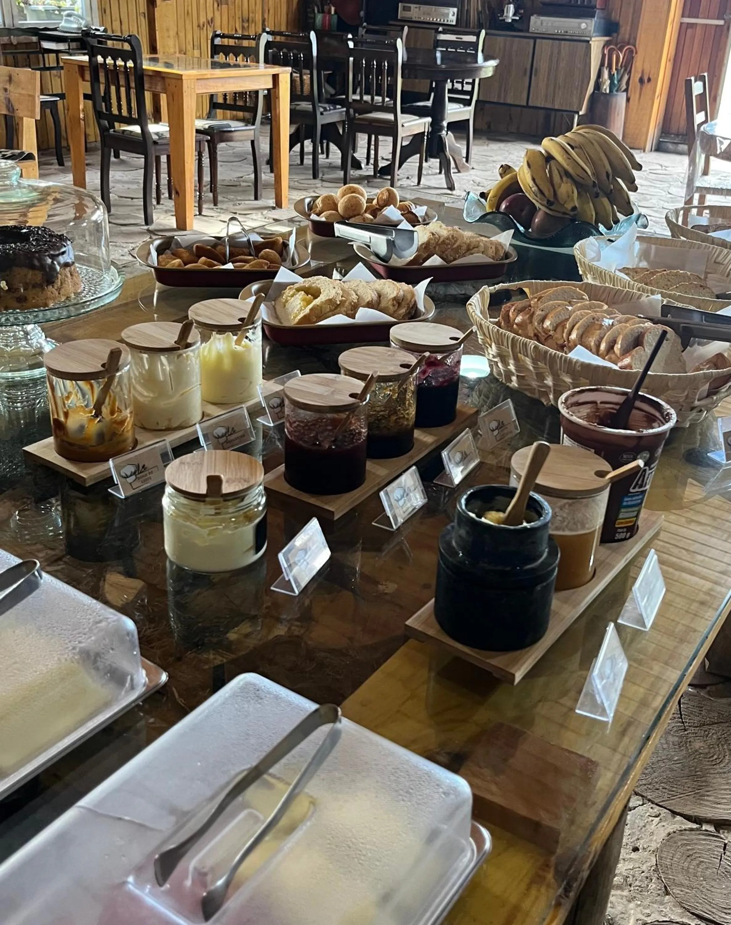 Breakfast in Pousada Recanto do Lago