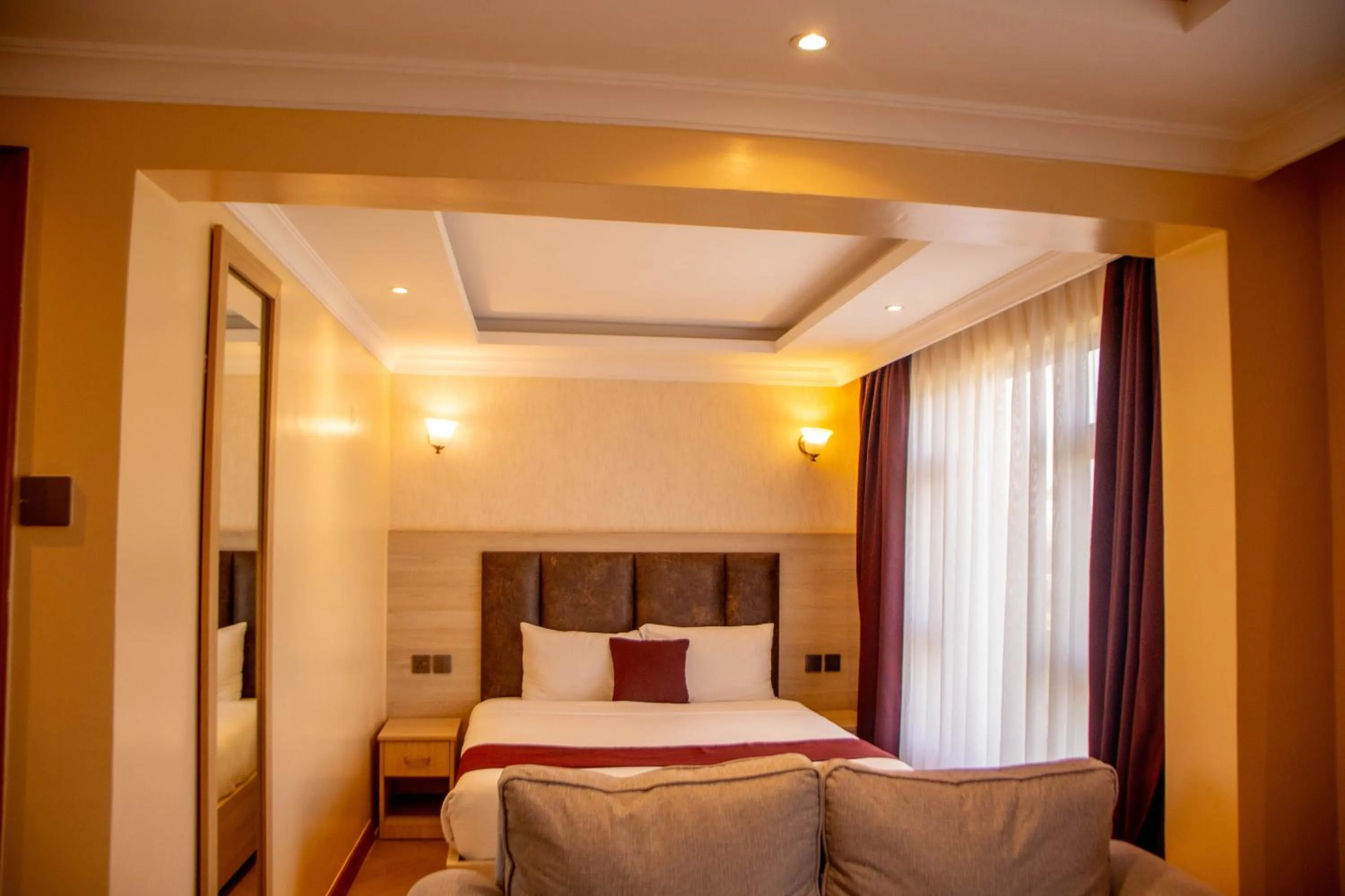 Bed in Mara Frontier Hotel