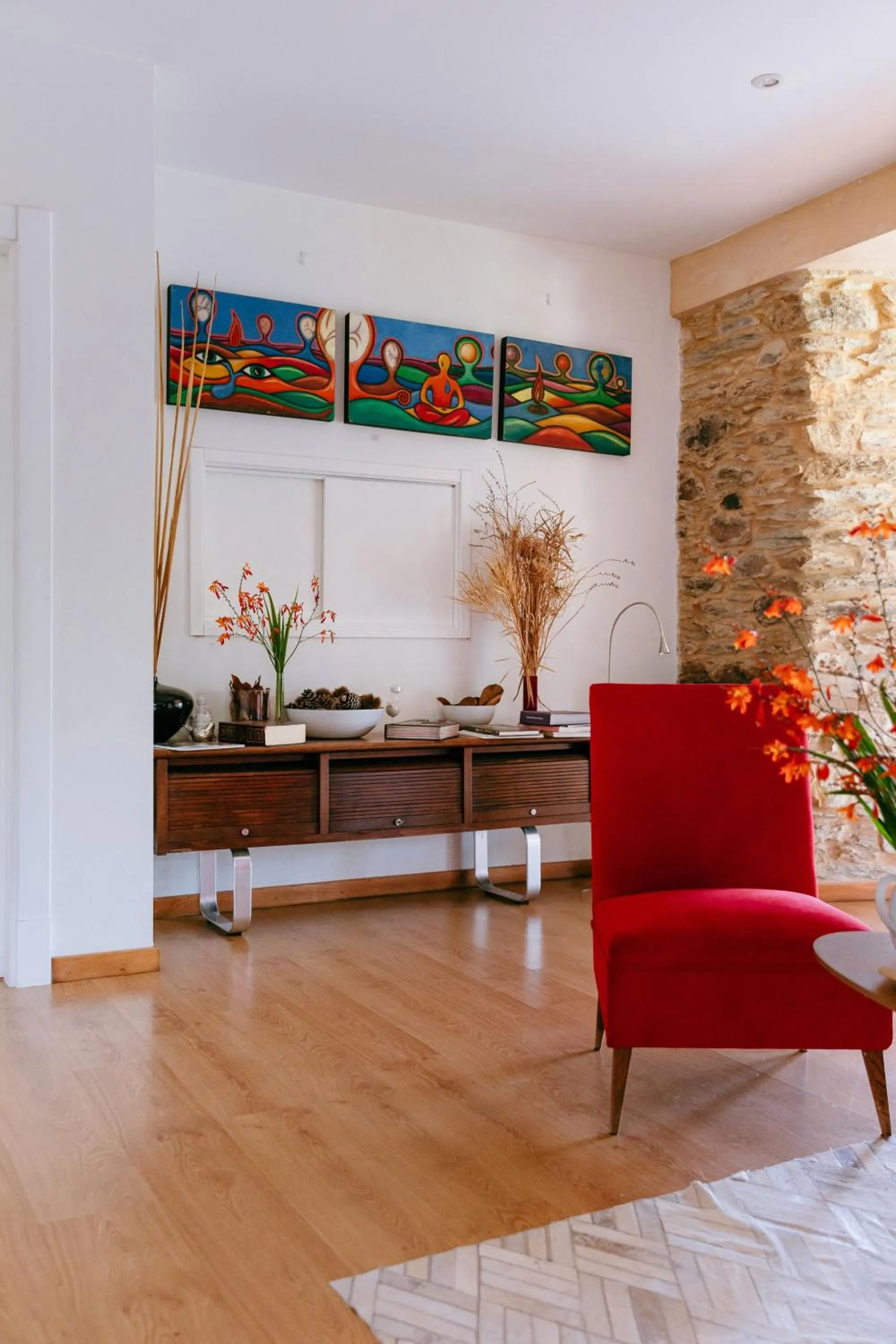 Seating area in Hotel El Castaño Dormilón