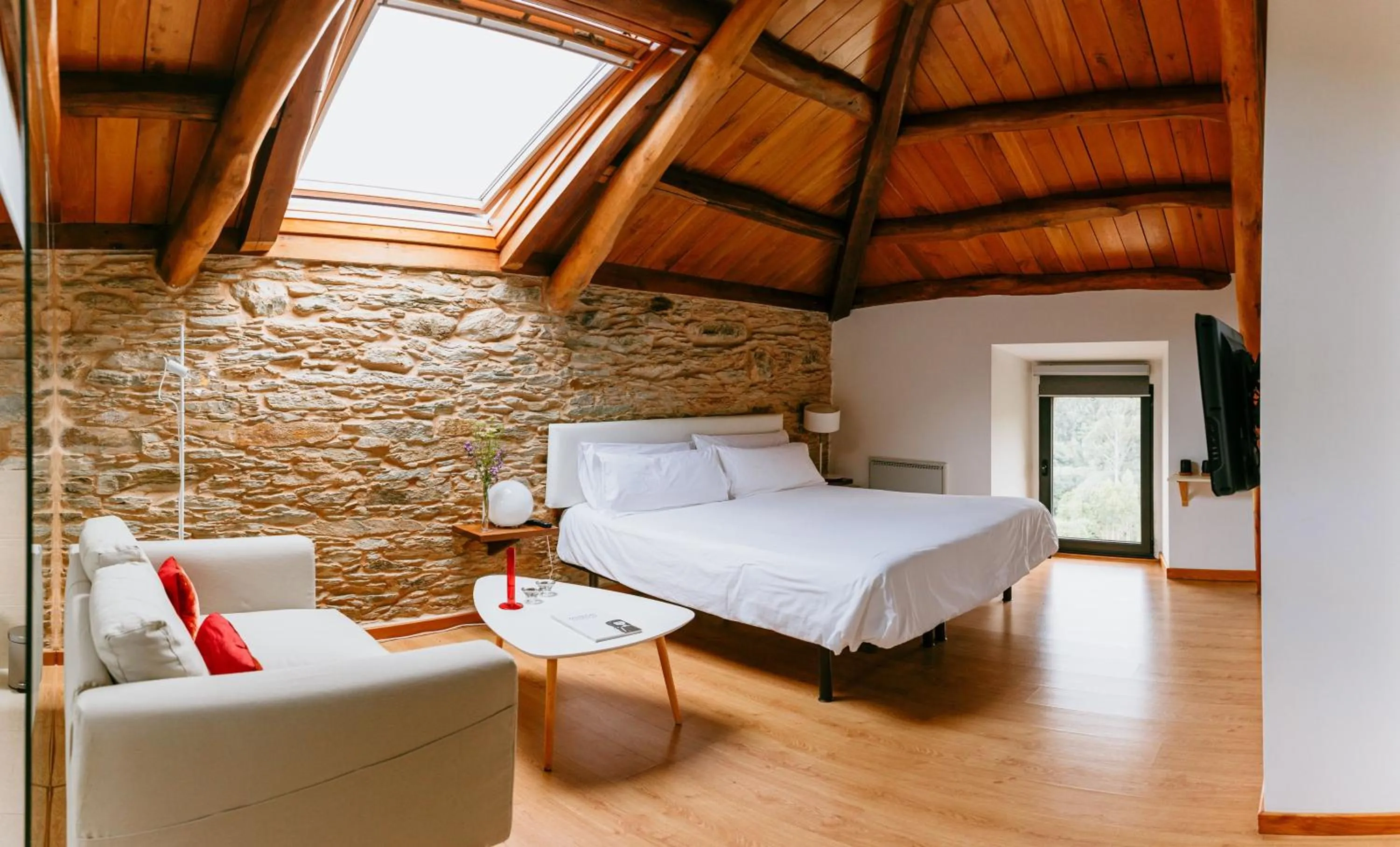 Bed in Hotel El Castaño Dormilón