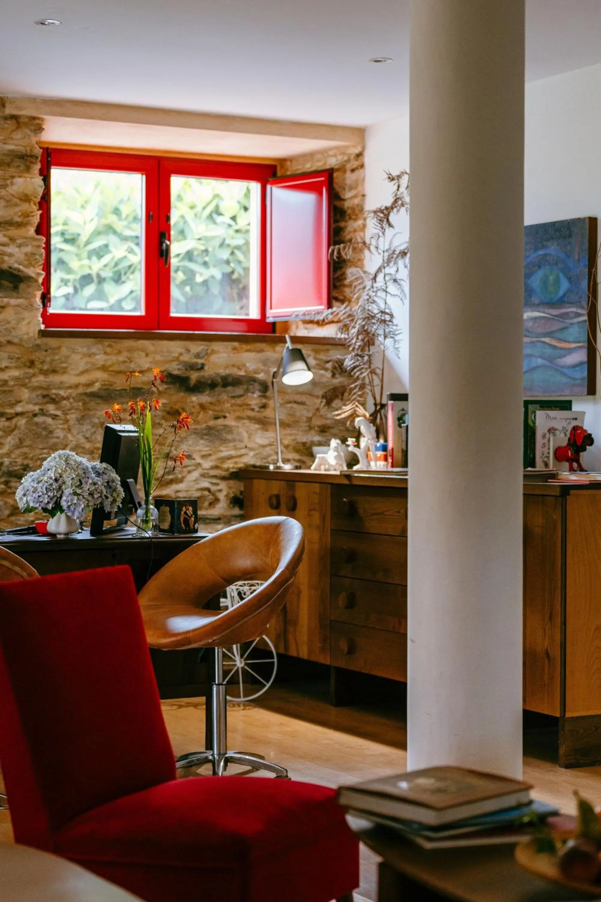 Seating area in Hotel El Castaño Dormilón