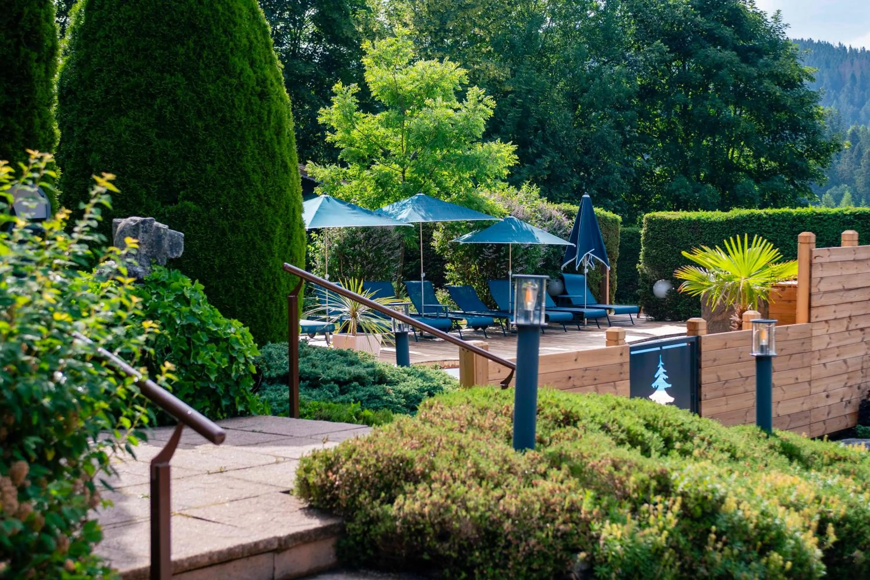Swimming pool in Hôtel-Restaurant Les Bas-Rupts, Singuliers Hôtel