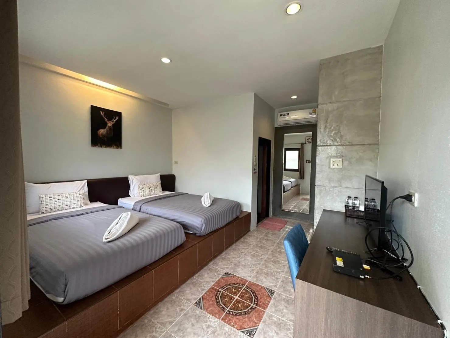 Property building, Bed in Baan Ma Feung GuestHouse