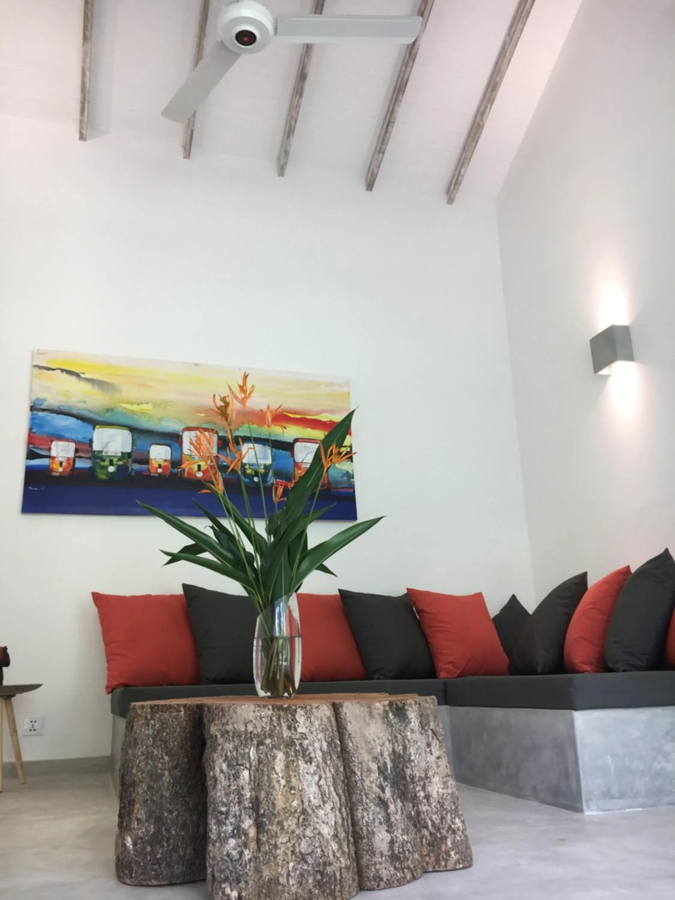 Living room in Good Vibes Villas