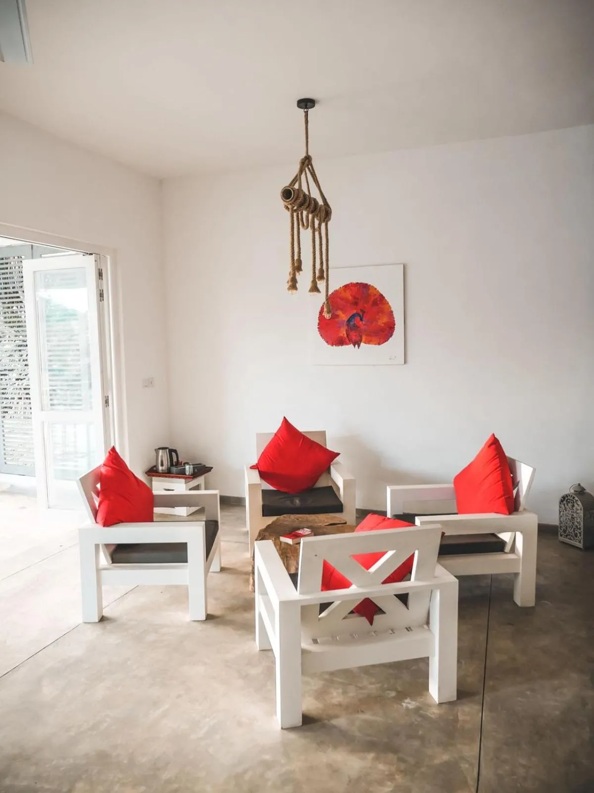Living room in Good Vibes Villas