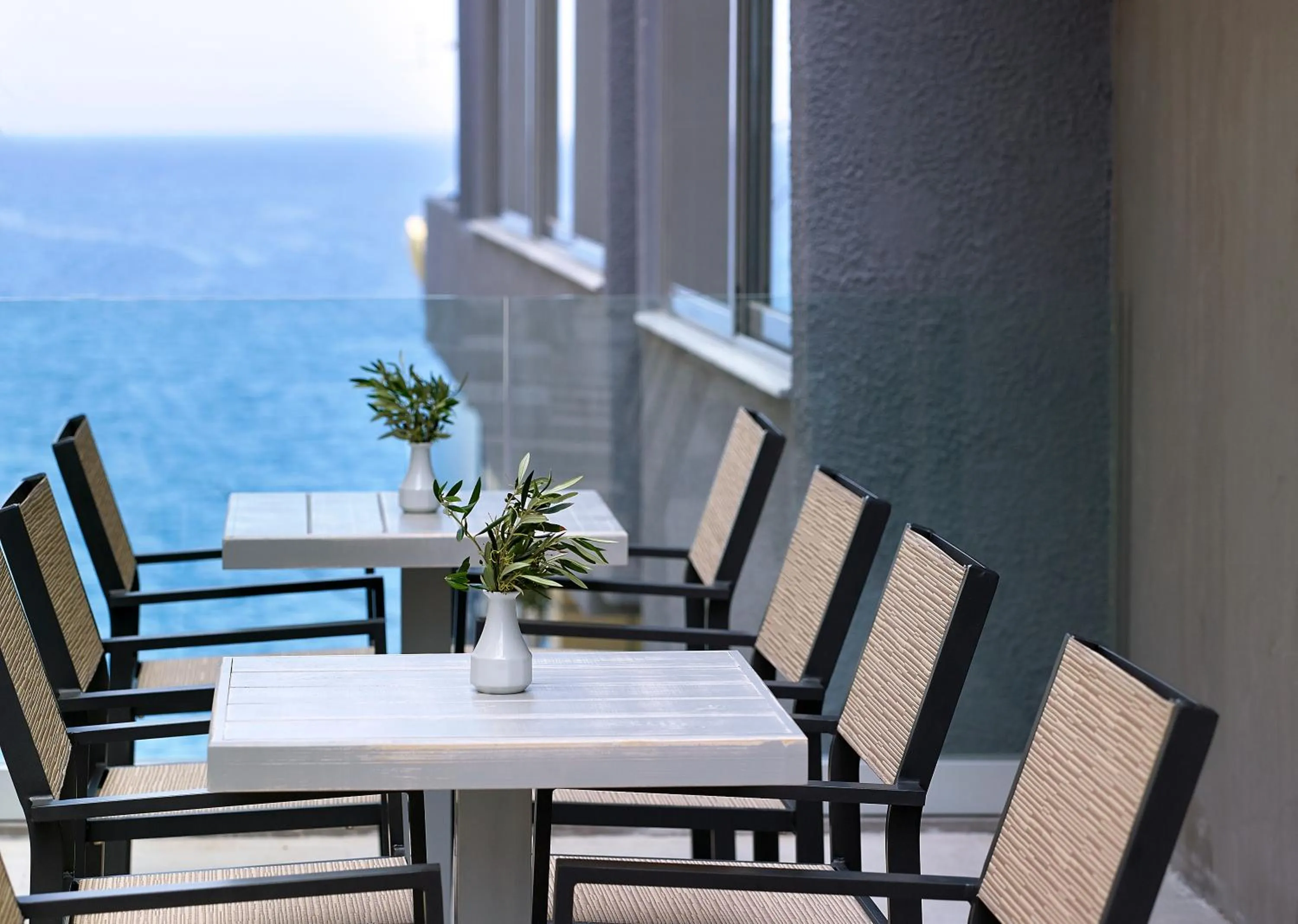 Patio in Mistral Bay Hotel