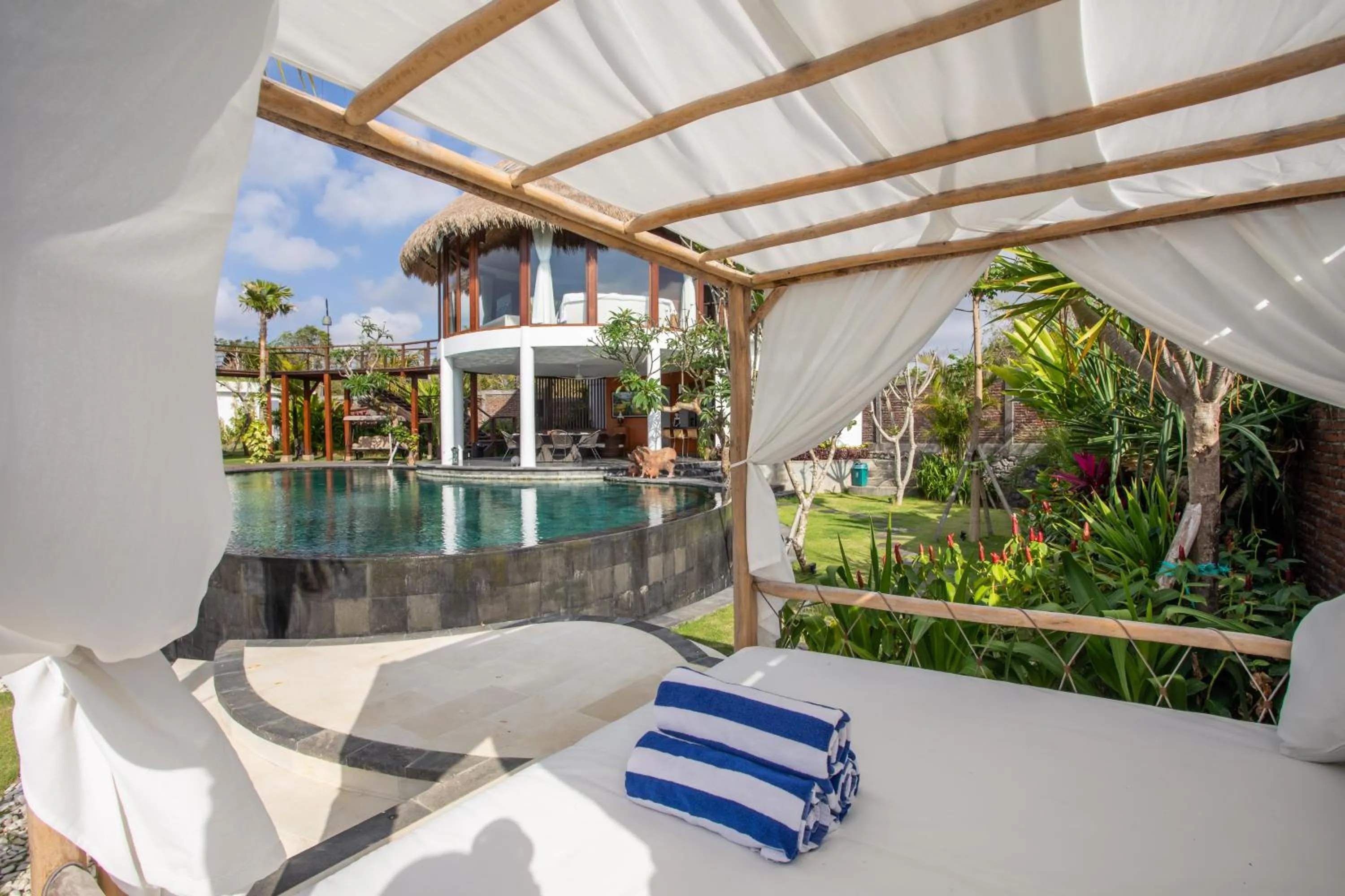 Pool view in Dayu Mirah Resort