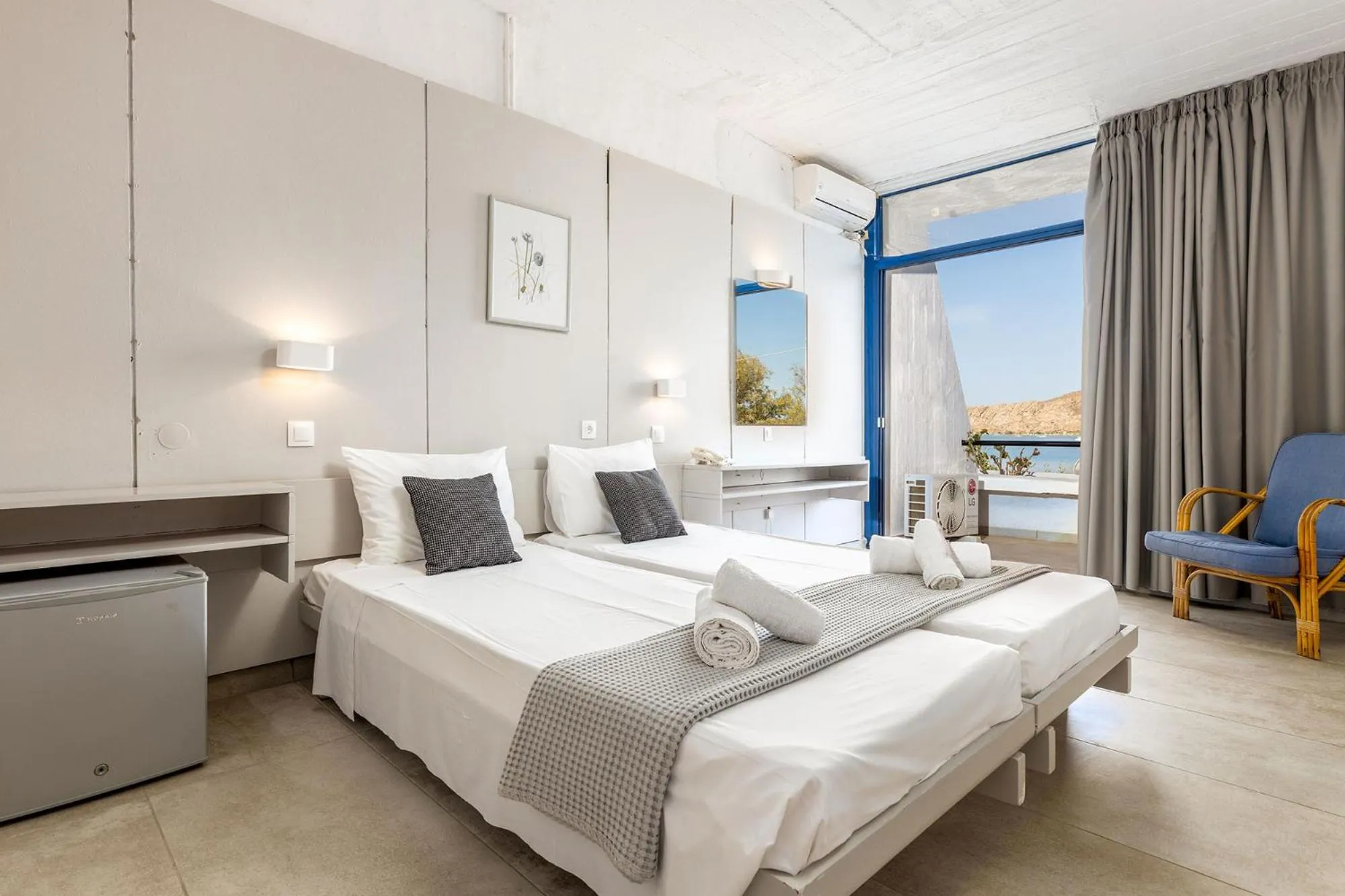 Bed in Hippocampus Hotel