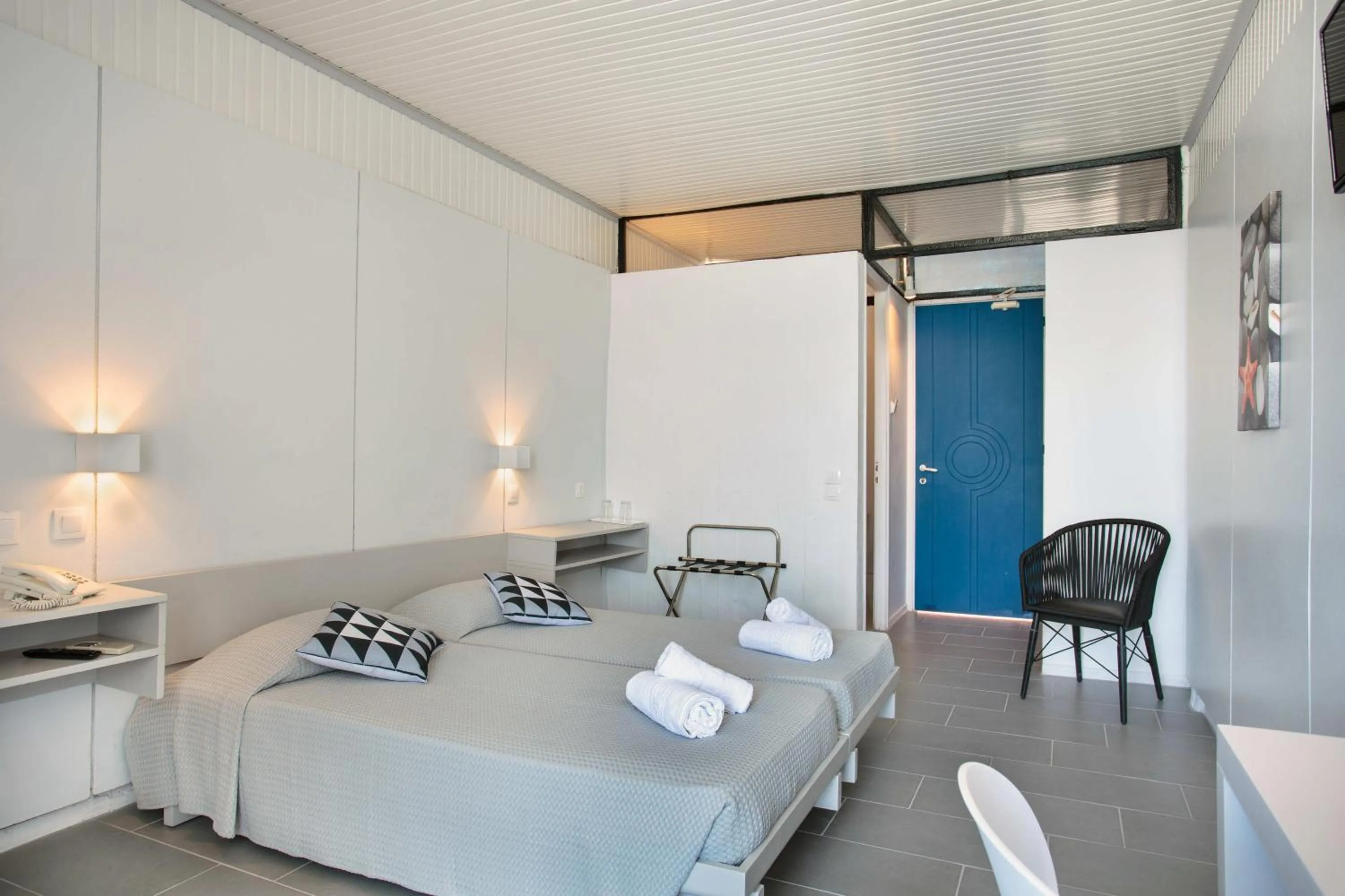 Bed in Hippocampus Hotel