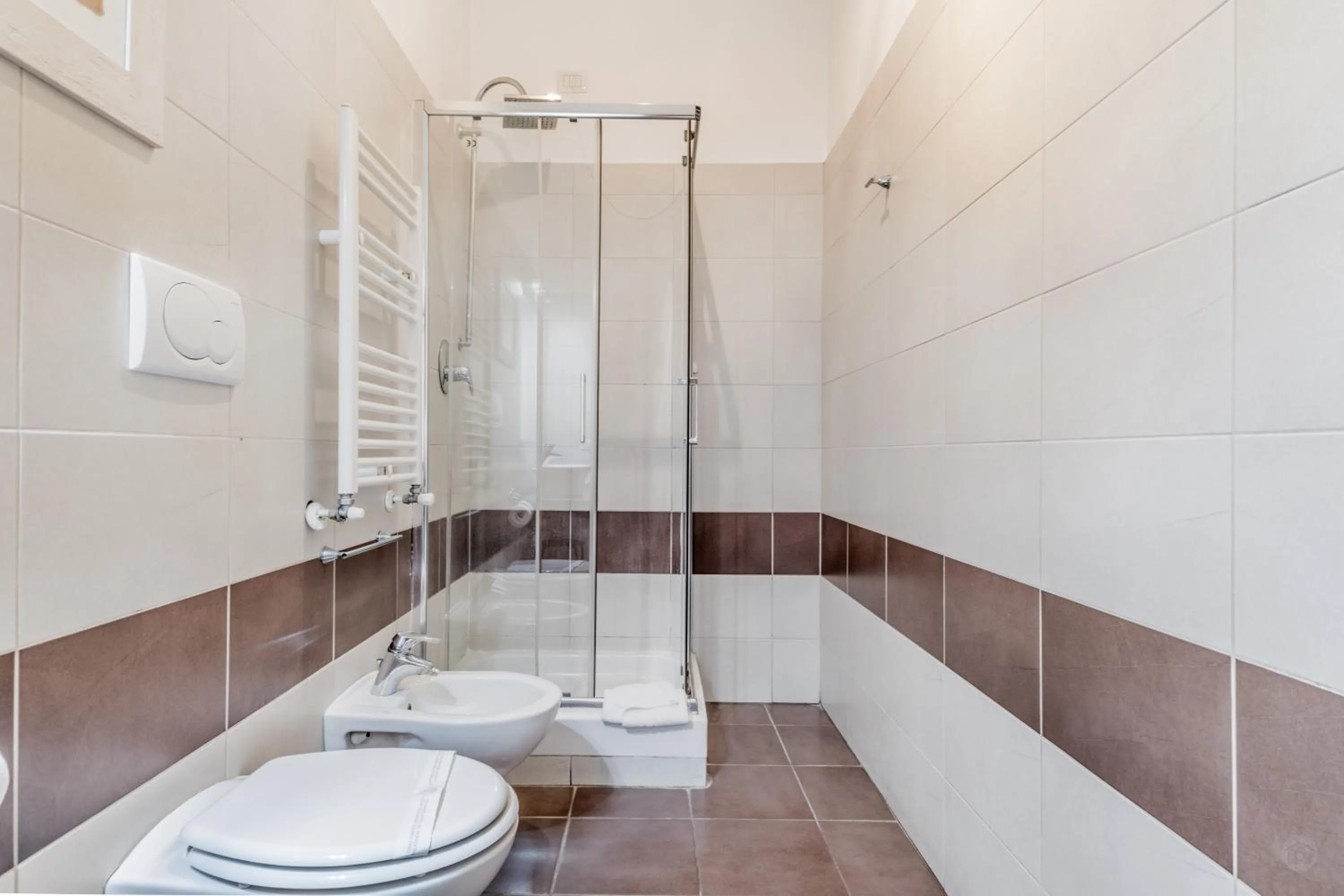 Shower in Vatican City Guest House