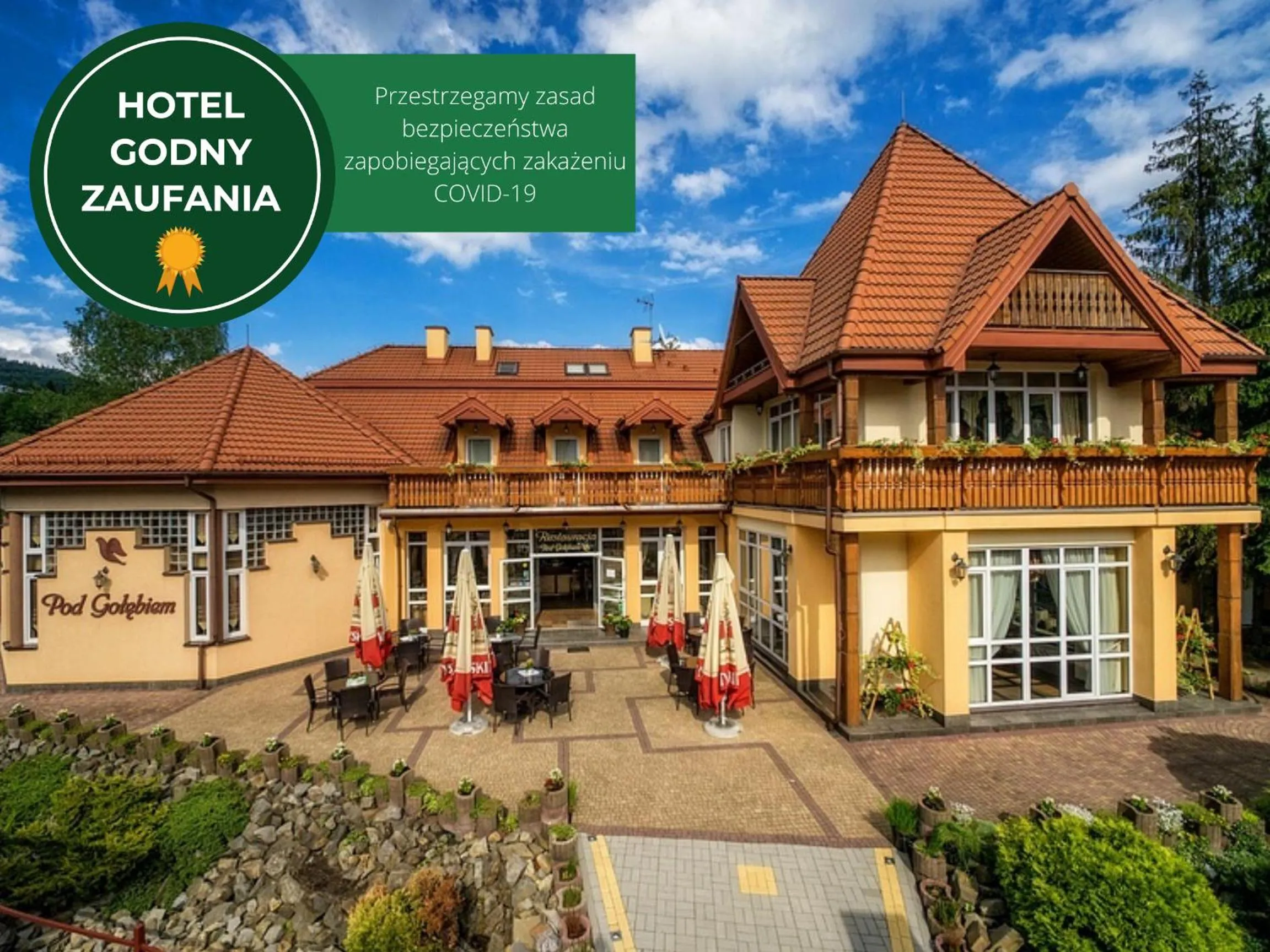 Property building in Hotel Pod Gołębiem
