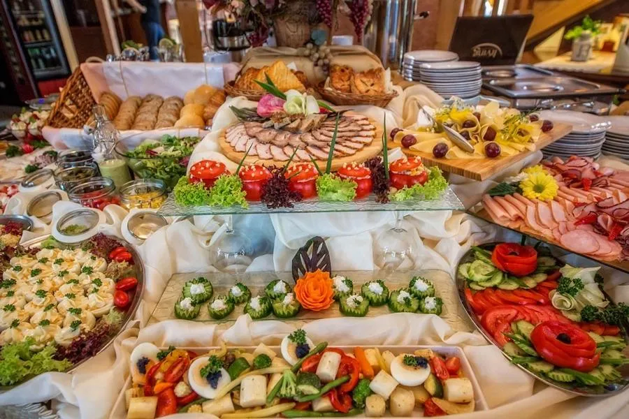 Food and drinks in Hotel Pod Gołębiem