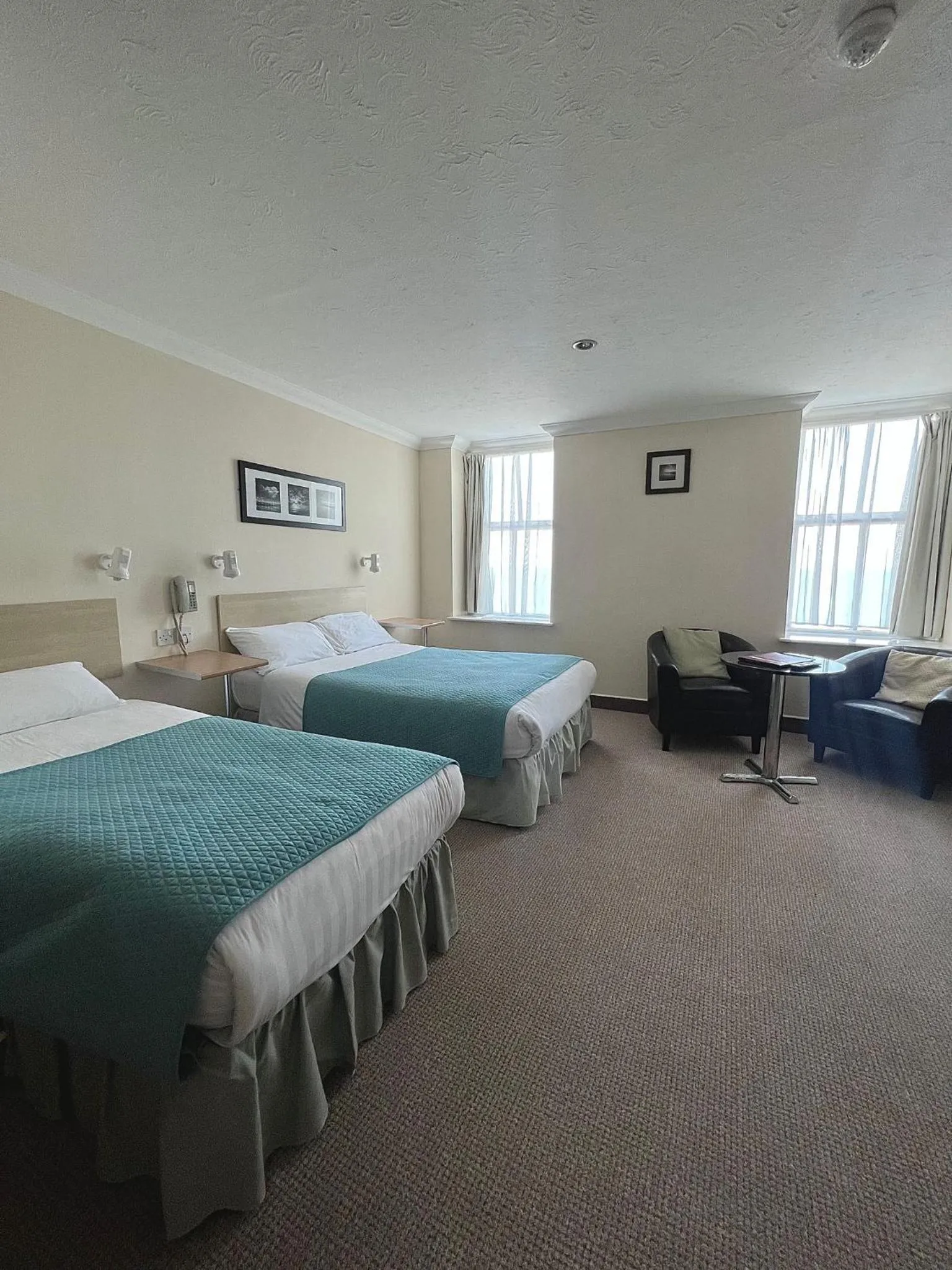 Bed in Eastbourne Riviera Hotel