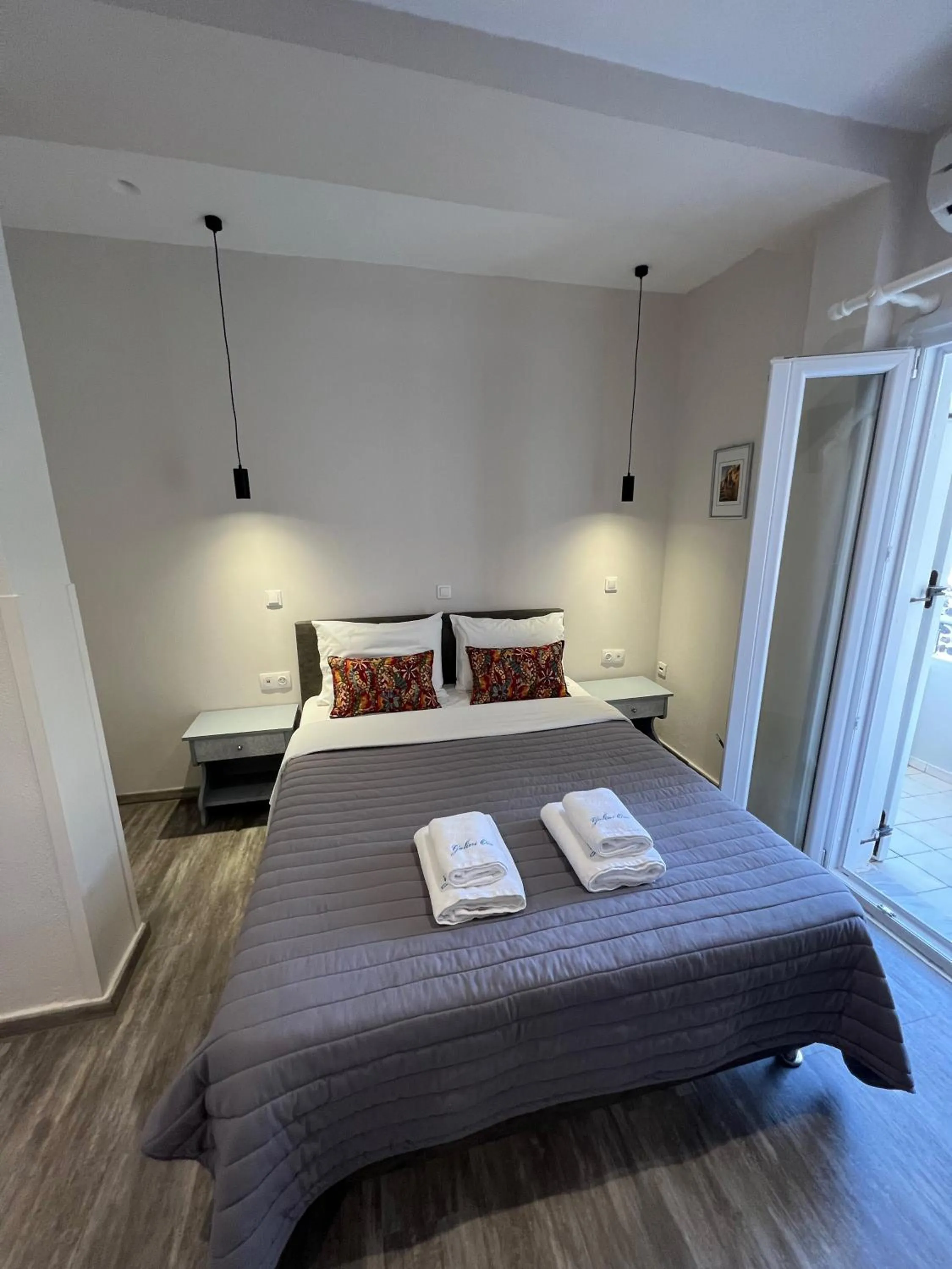 Bedroom, Bed in Unique Galini Oia - Adults Only