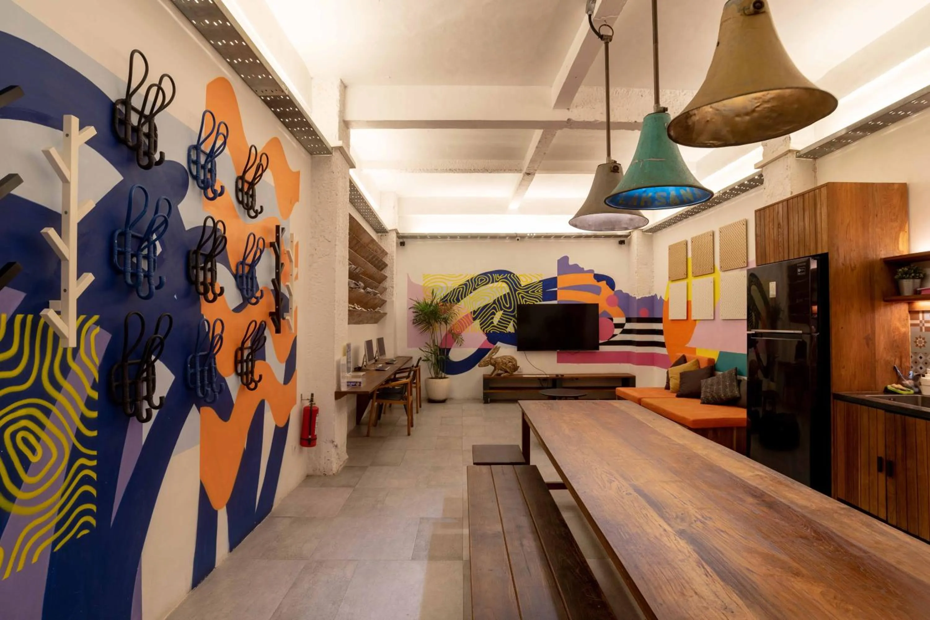 Living room in M Boutique Hostel Legian