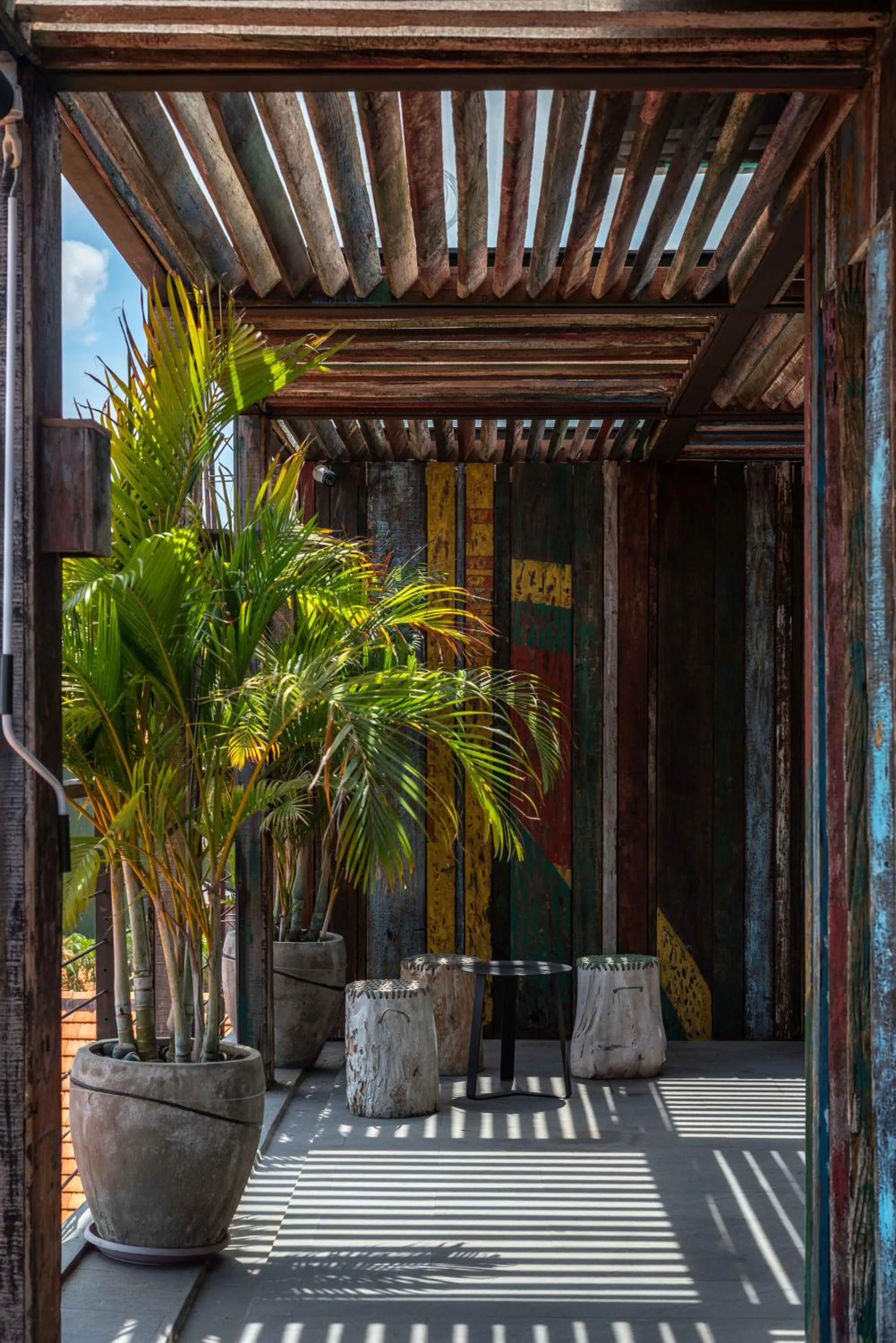 Patio in M Boutique Hostel Legian