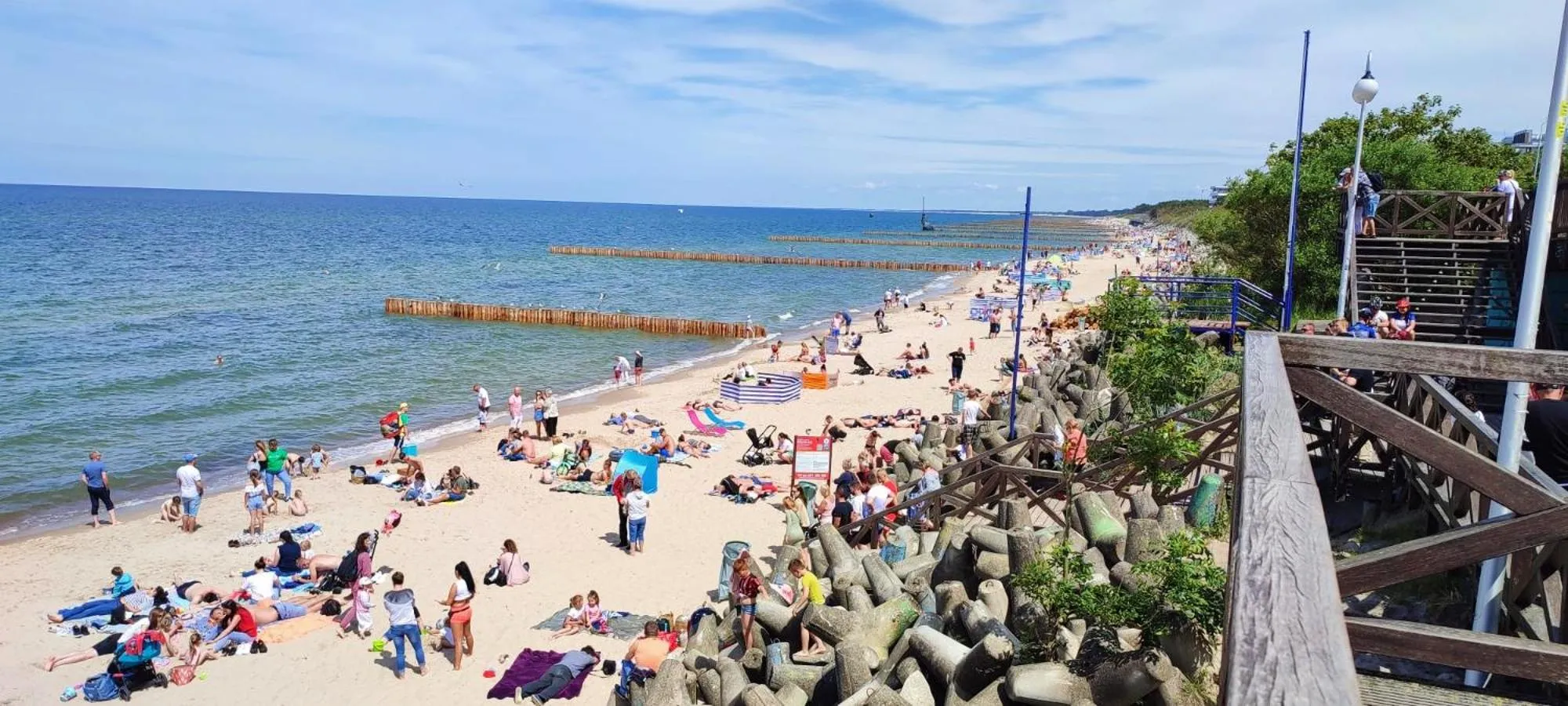 Beach in Great Polonia Sand Beach Mielno