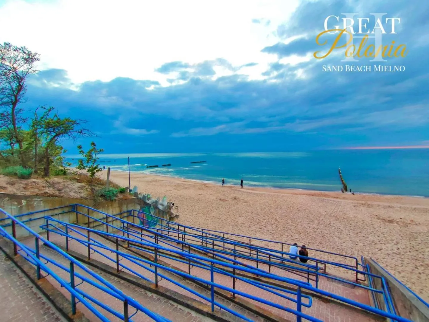Beach in Great Polonia Sand Beach Mielno