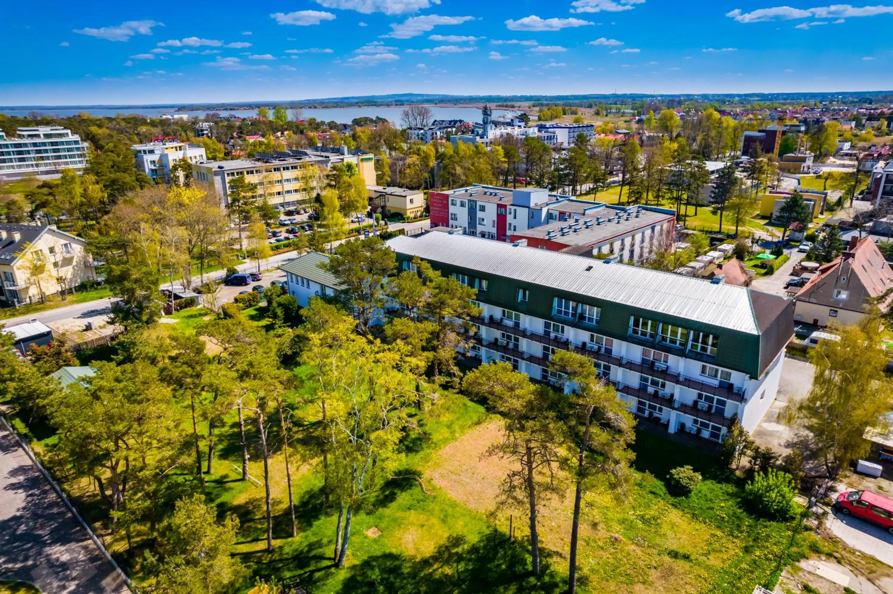 Bird's eye view in Great Polonia Sand Beach Mielno