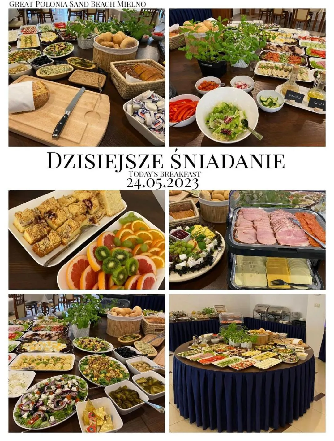 Buffet breakfast in Great Polonia Sand Beach Mielno