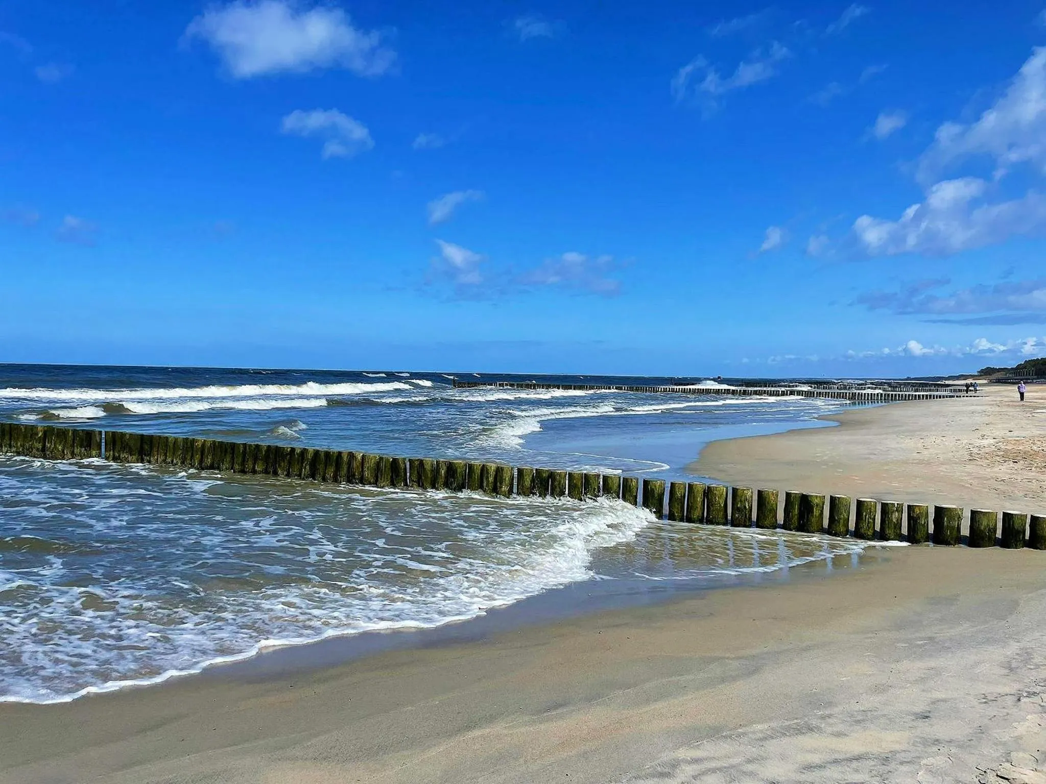 Beach in Great Polonia Sand Beach Mielno