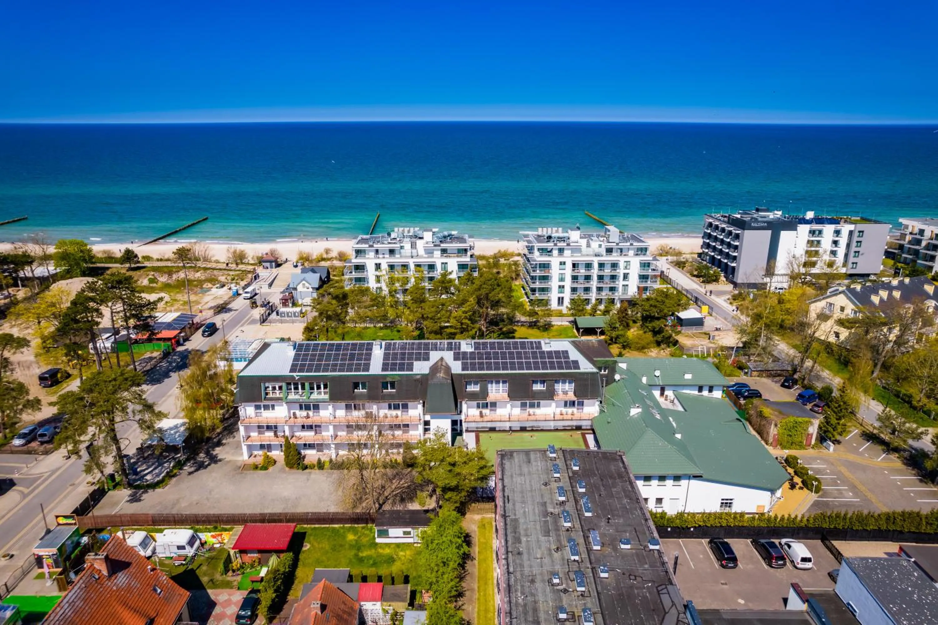 Bird's eye view in Great Polonia Sand Beach Mielno