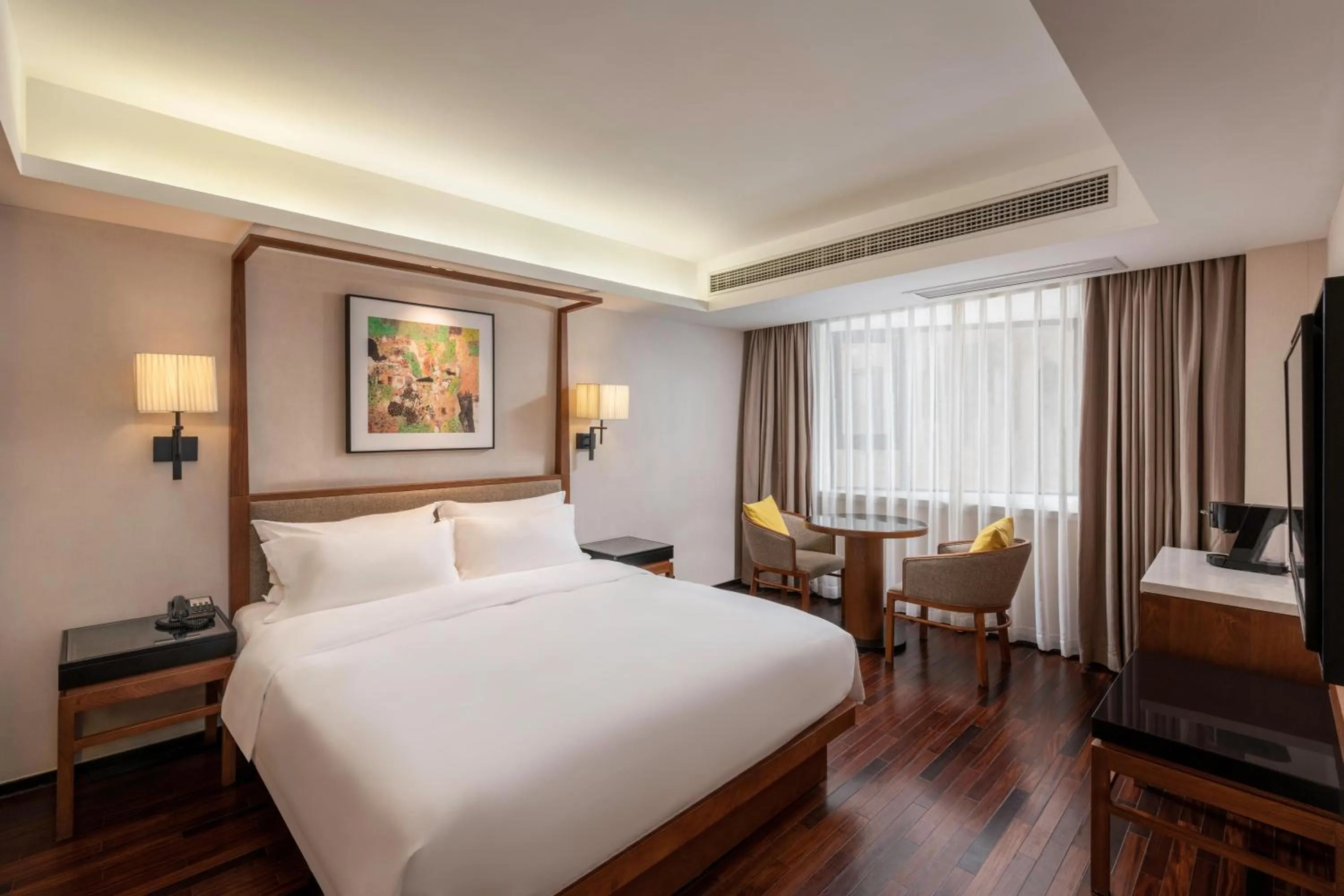 Bed in SSAW Boutique Hotel Sanya